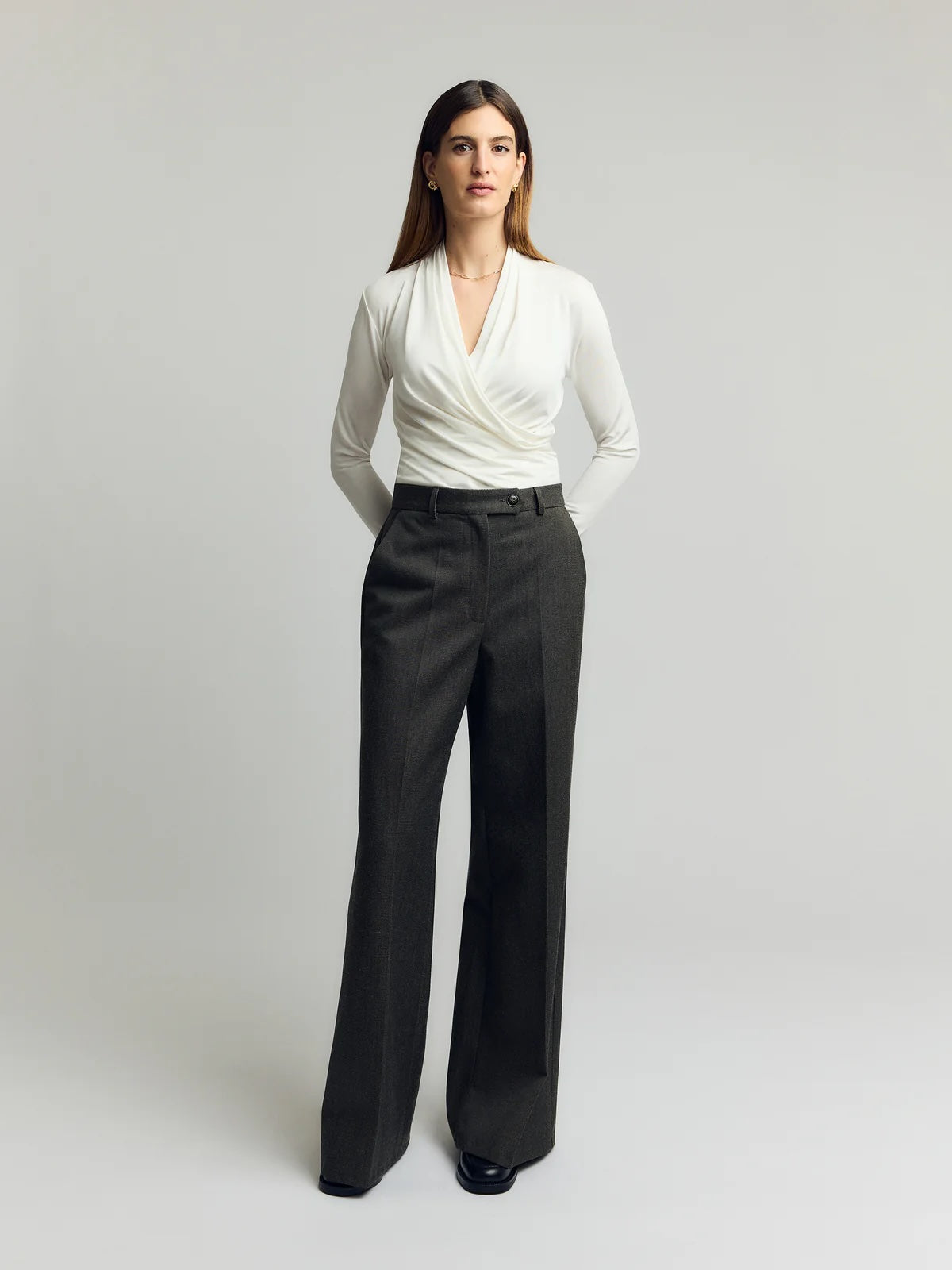 Fifi top Chalk White