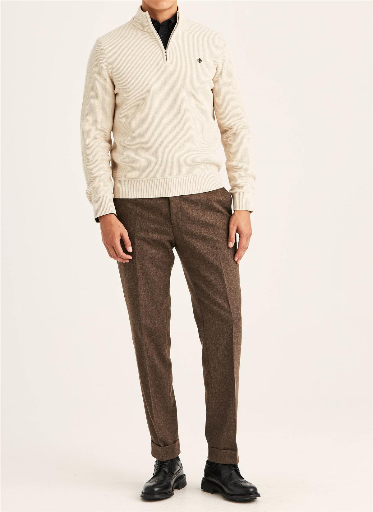 Colin Half Zip - Khaki
