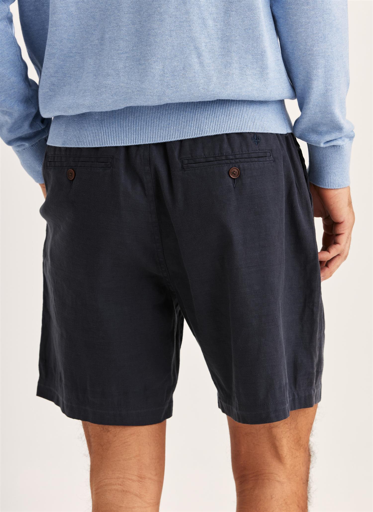 Fenix Linen Shorts - Blue