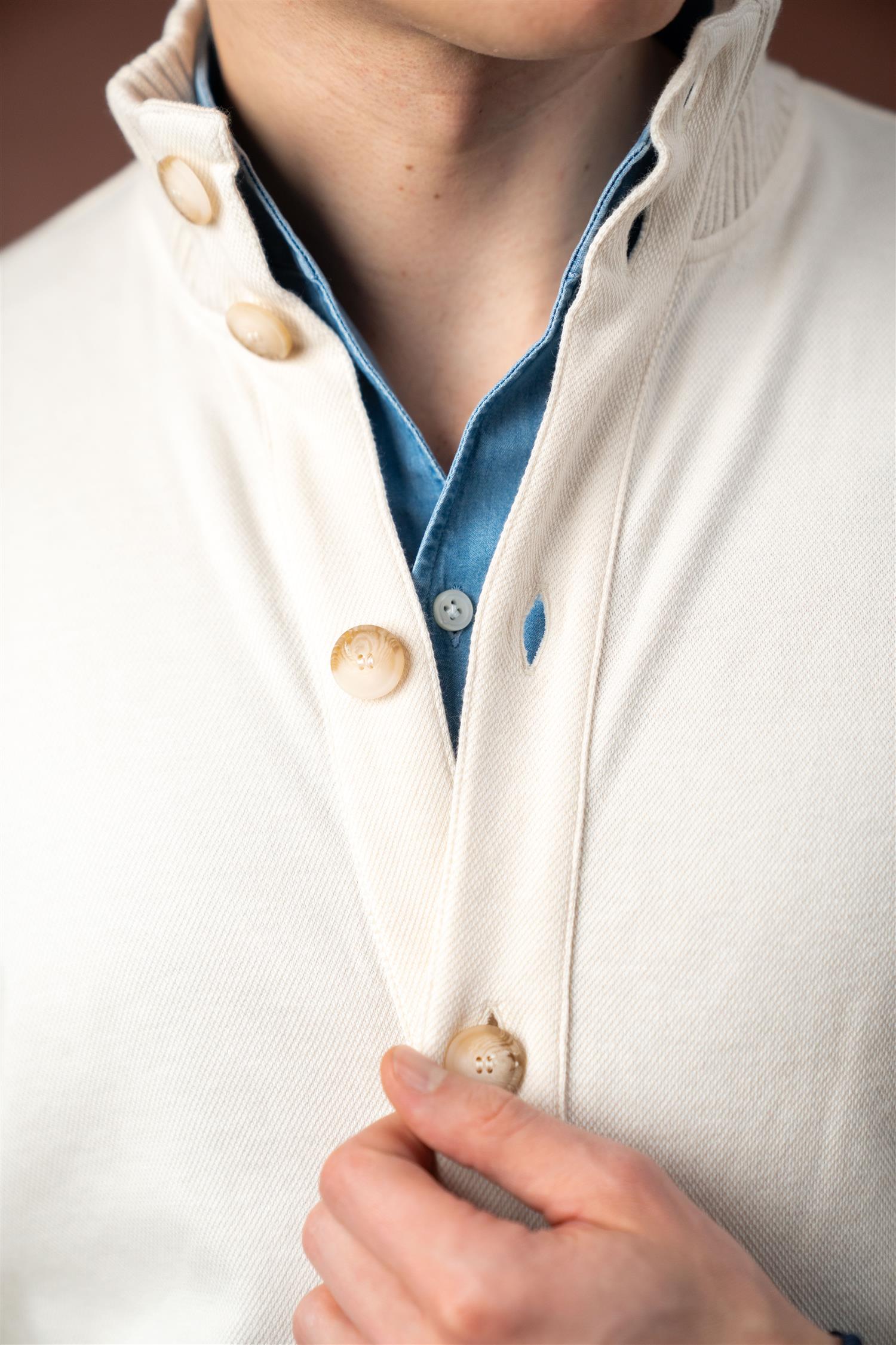 Bomber Cardigan - Panna