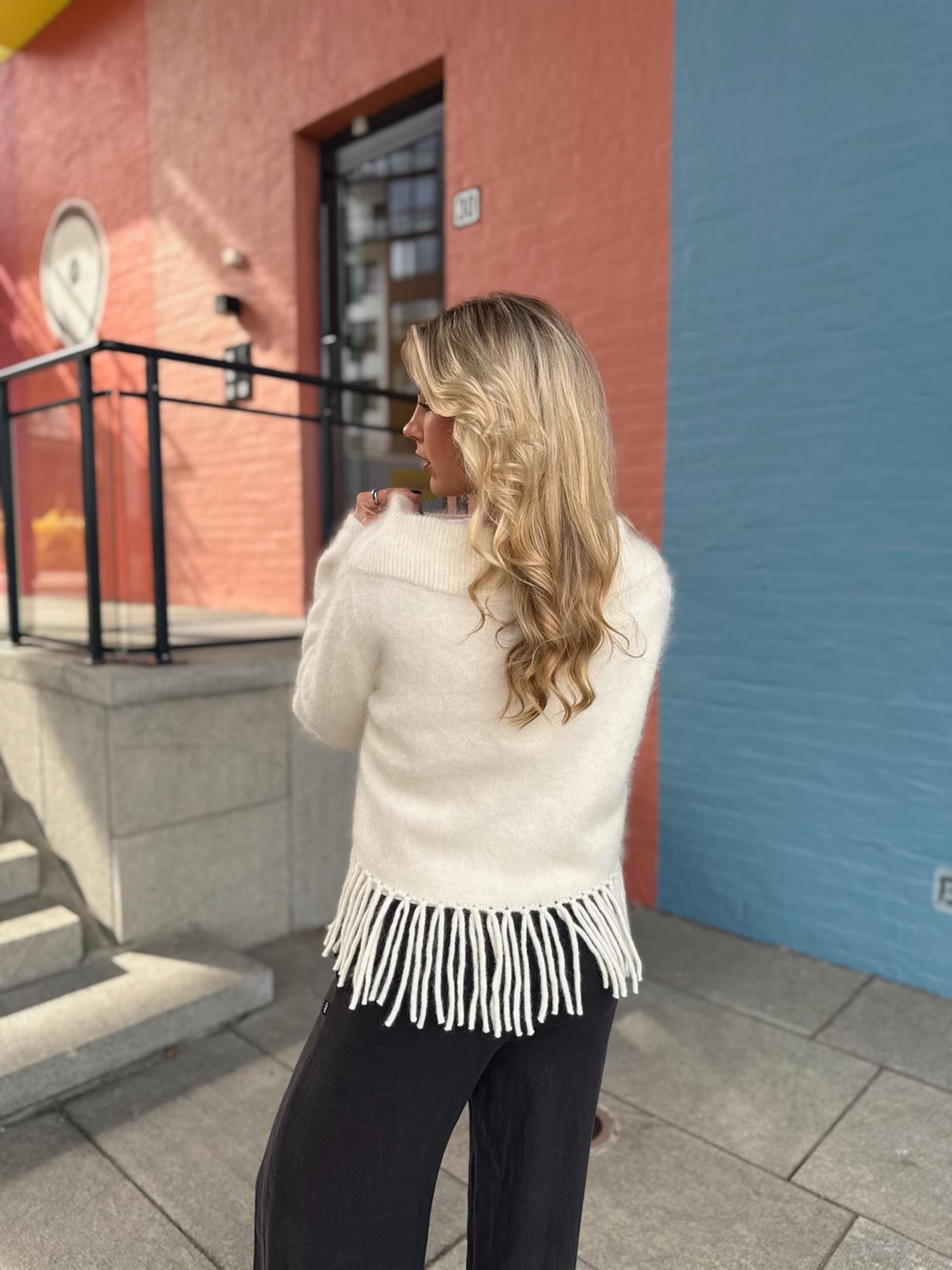 Gine Chunky Sweater Bright White