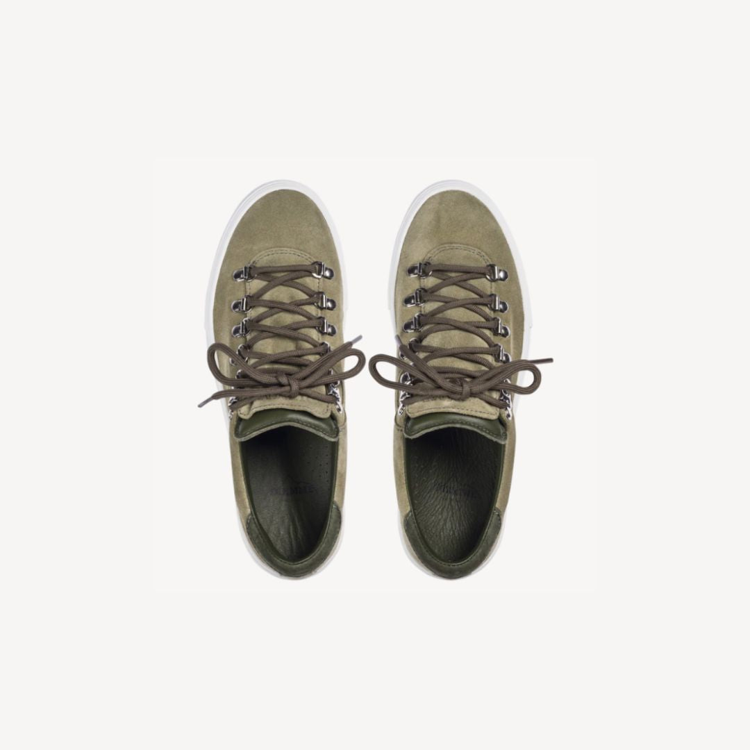 W Marostica Low Platform Suede Olive