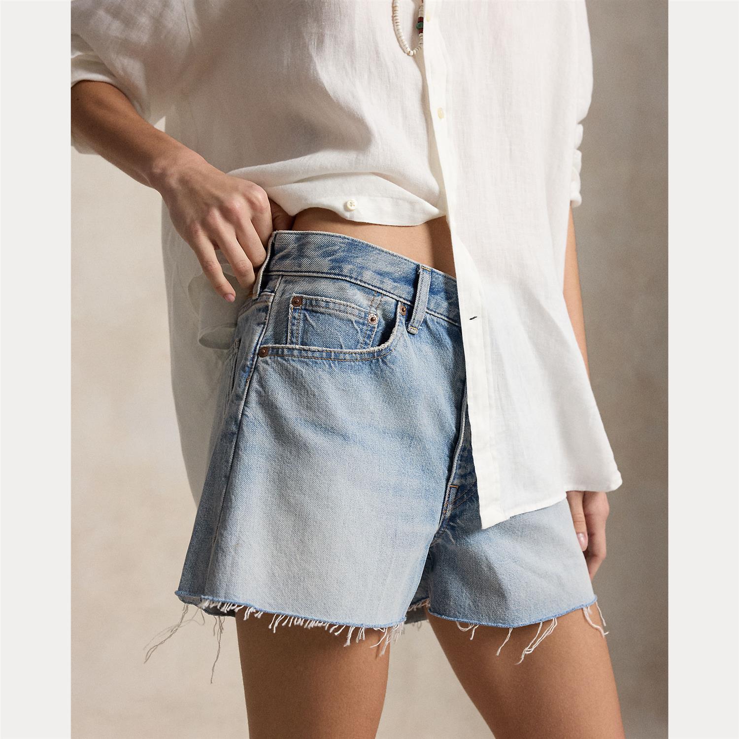 Cutoff Denim Short
