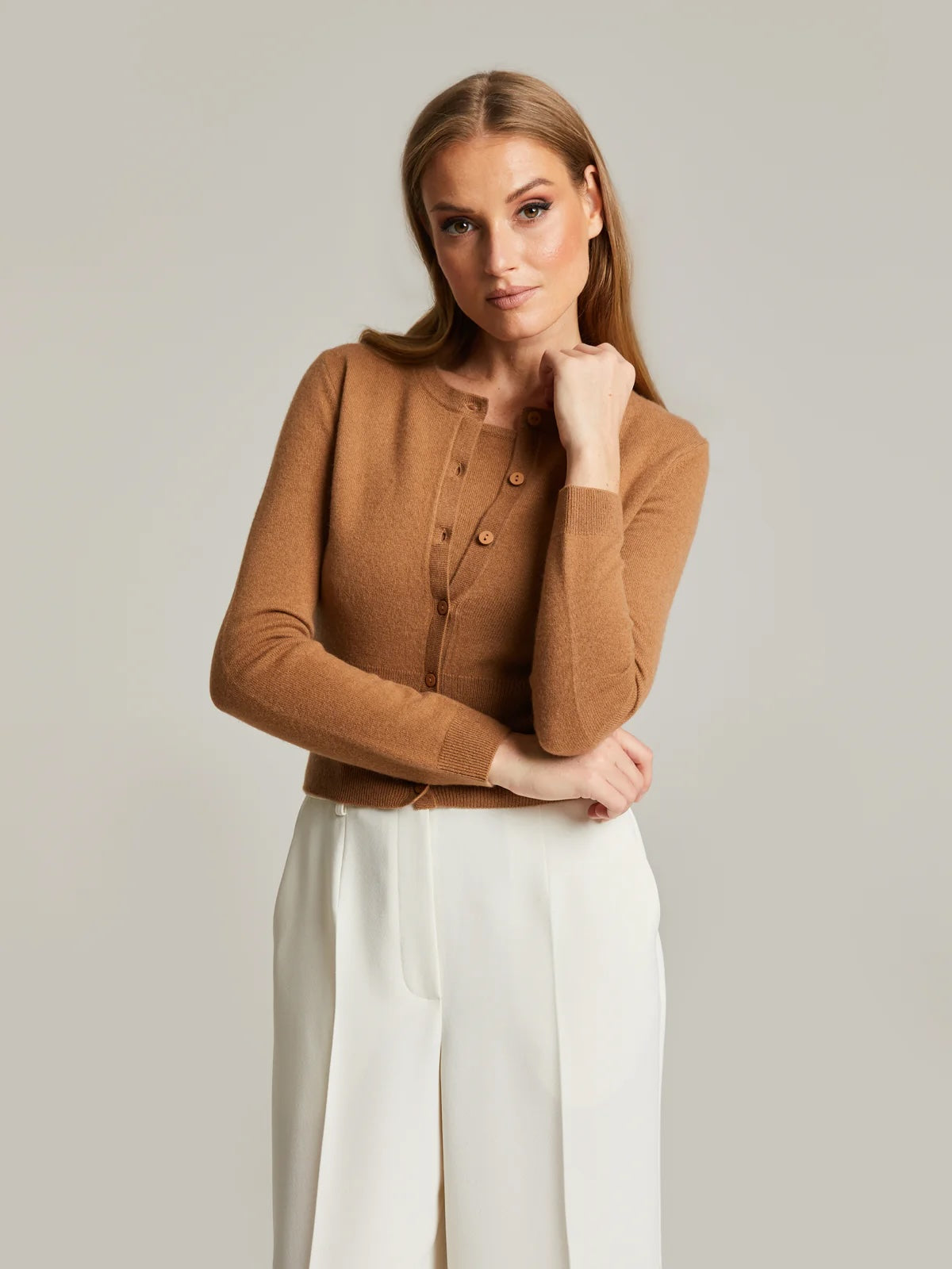Ellean Cardigan Camel