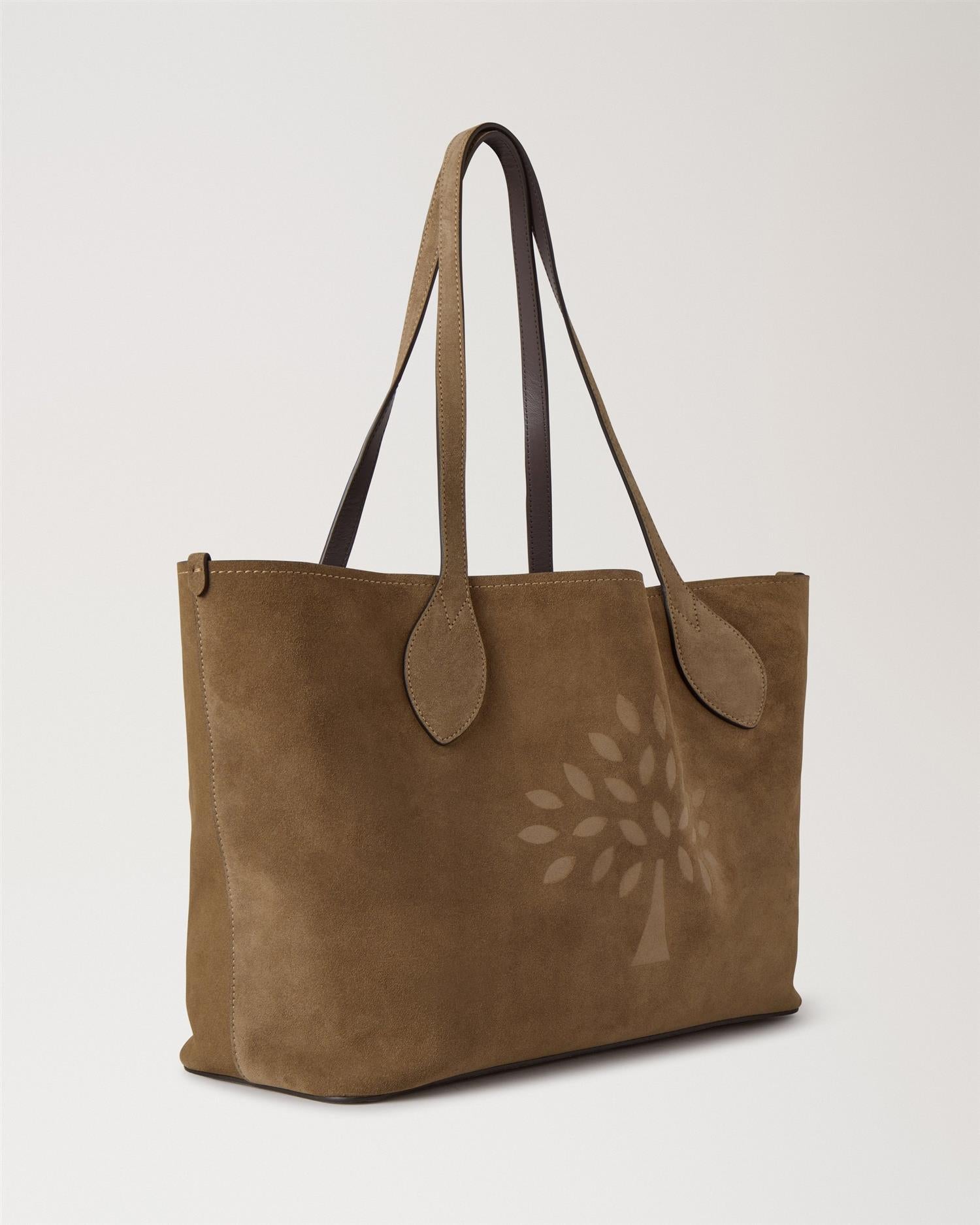 Suede Tree Tote Salcombe Sand