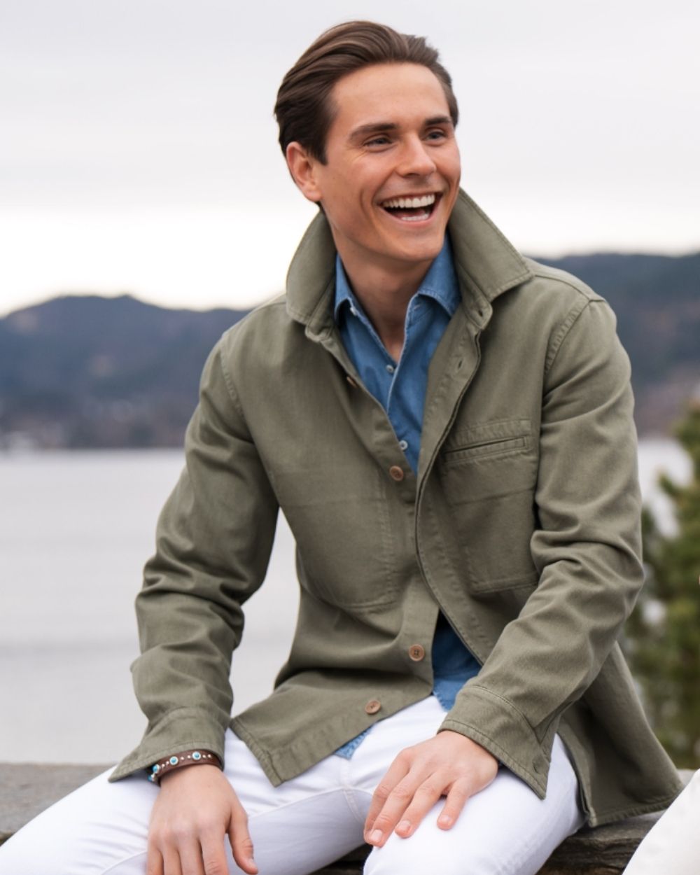 Bruce Overshirt - Olive