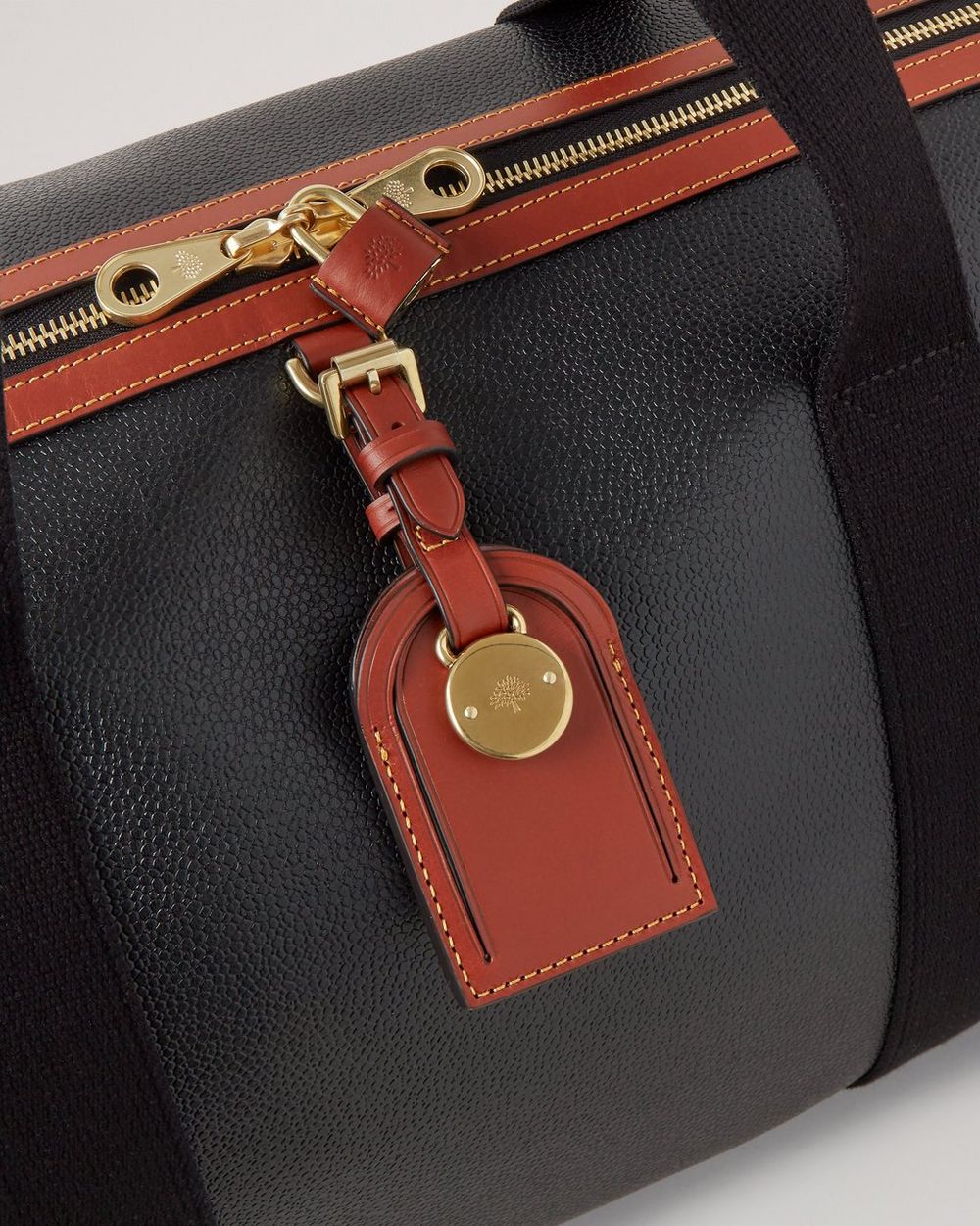 Heritage Medium Clipper Eco Scotchgrain Black-Cognac