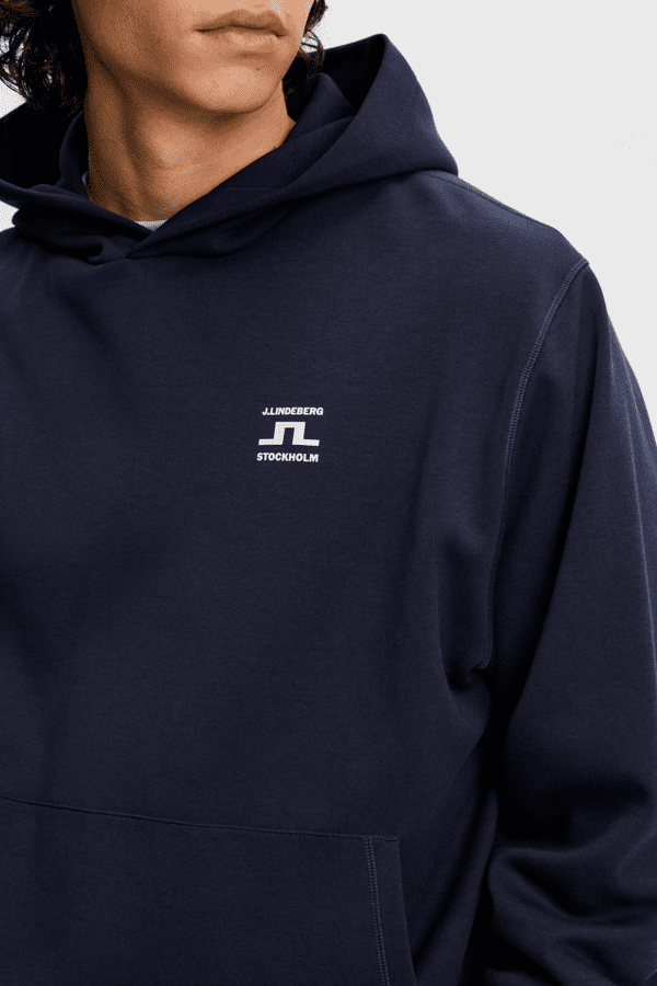 Club Printed Hood - Navy
