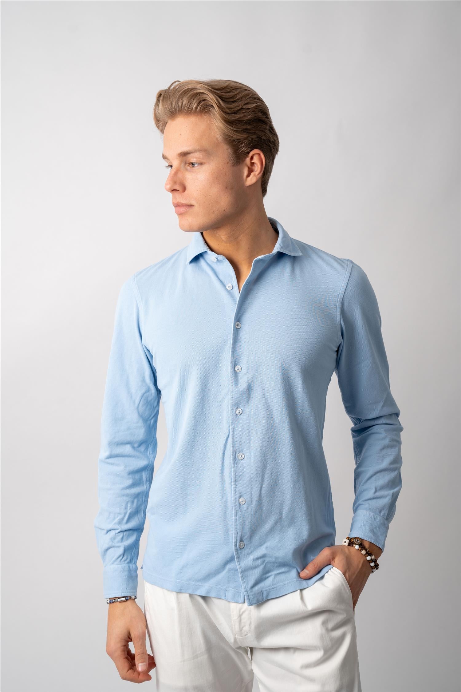 Pique Shirt - Light Blue