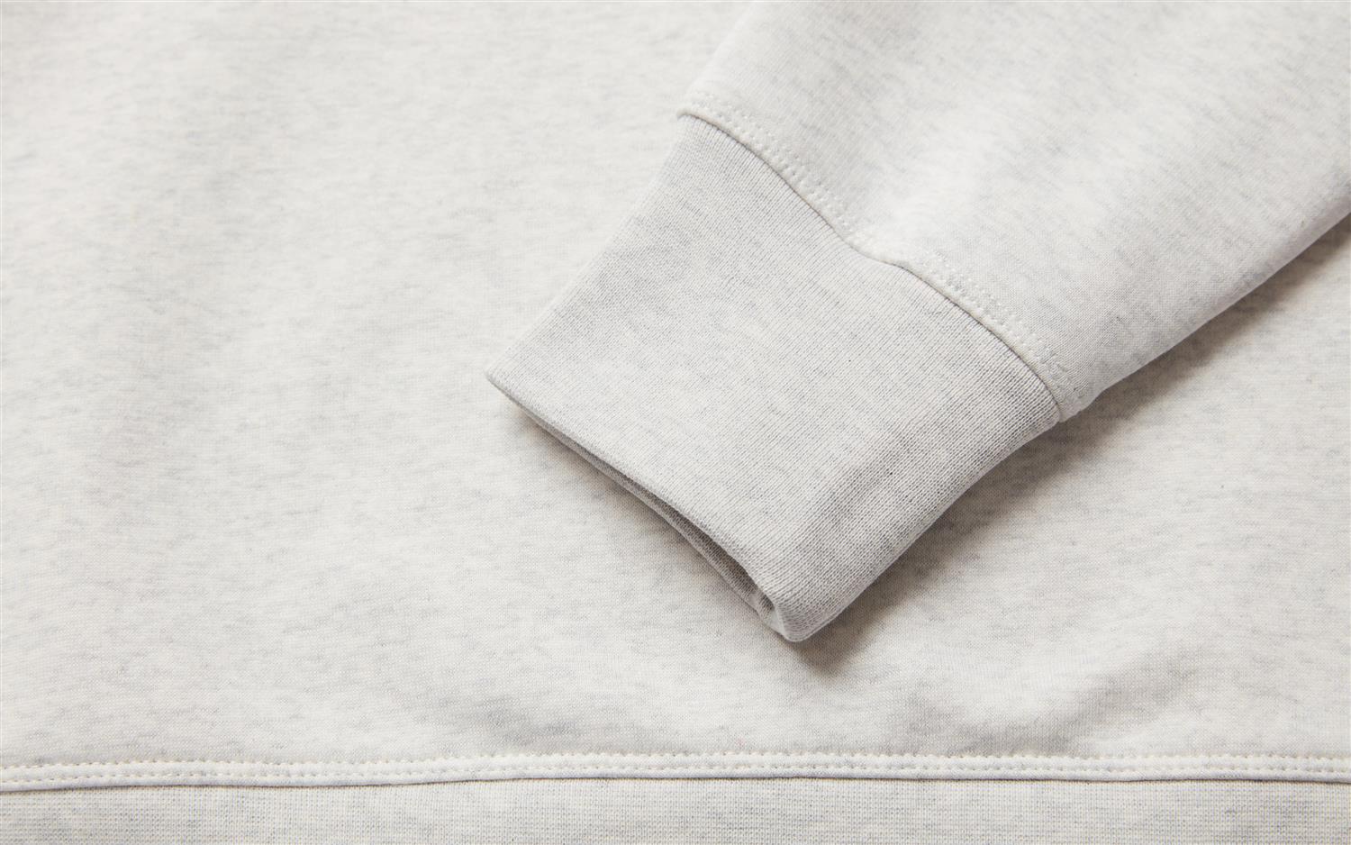 Bowman Logo T-neck - Light Grey Melange