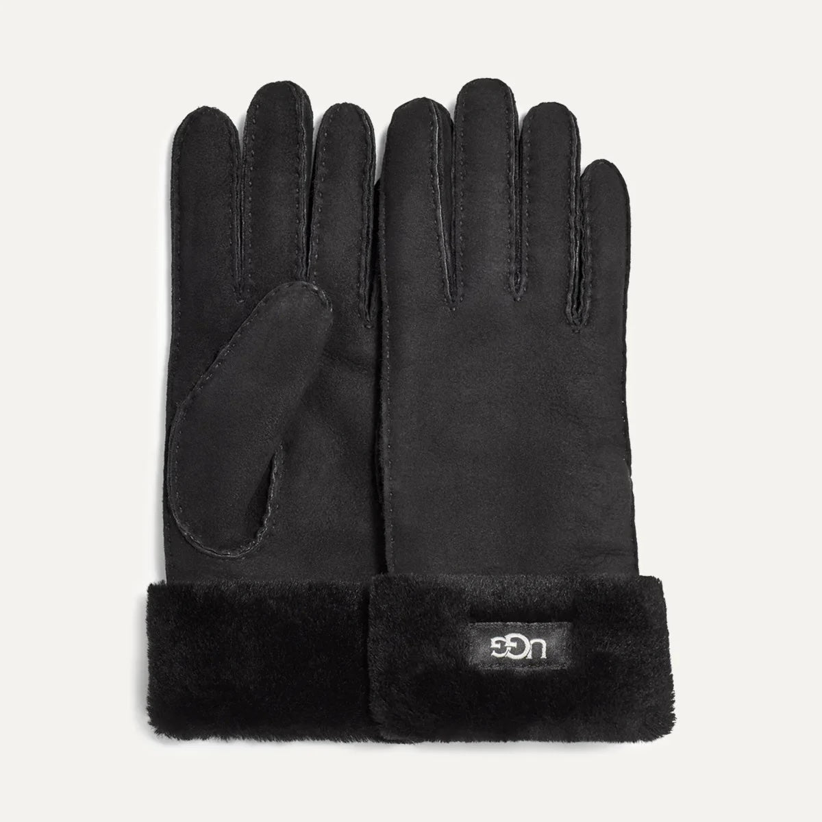 W Turn Cuff Glove - Black