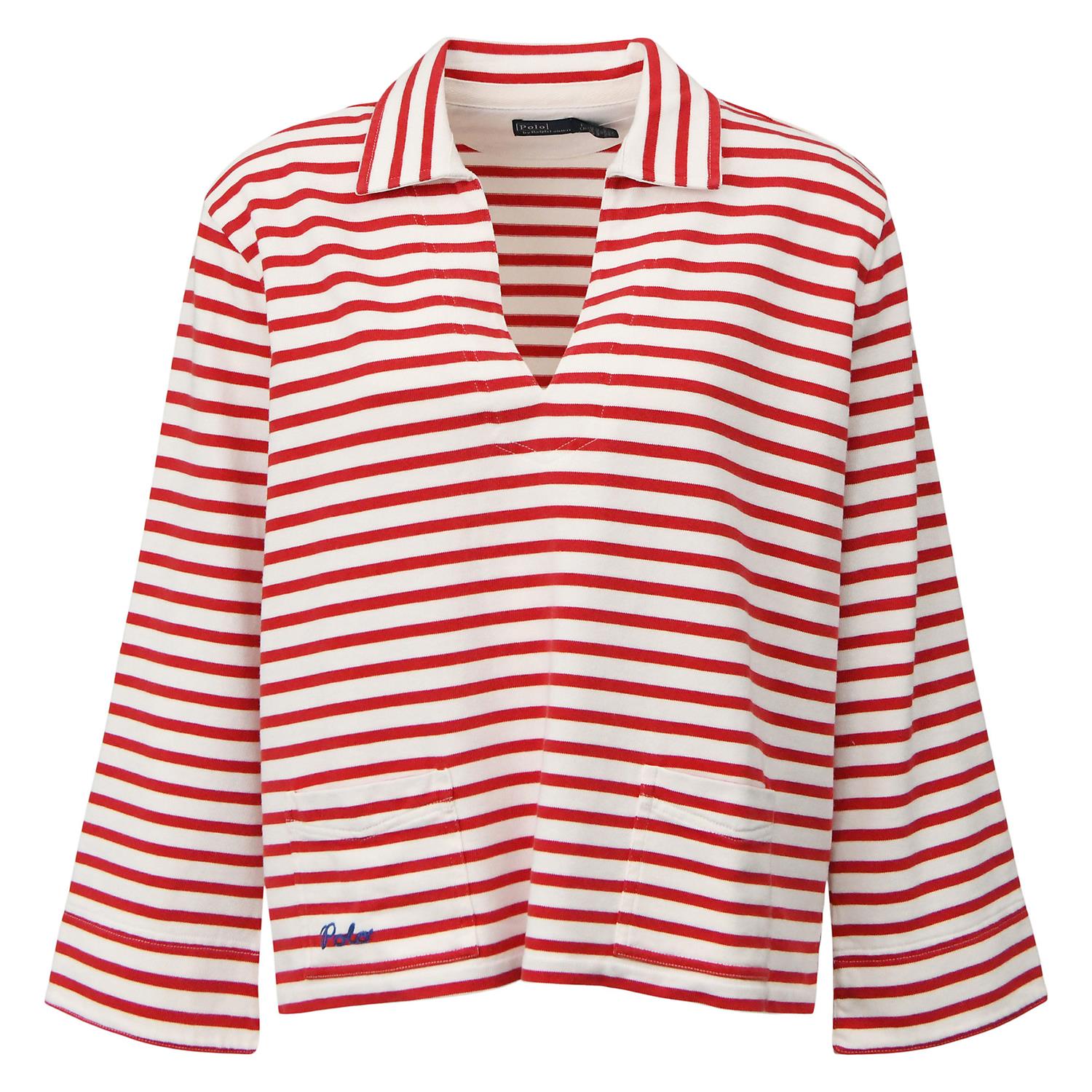 Striped Split-Placket Mariner Tee