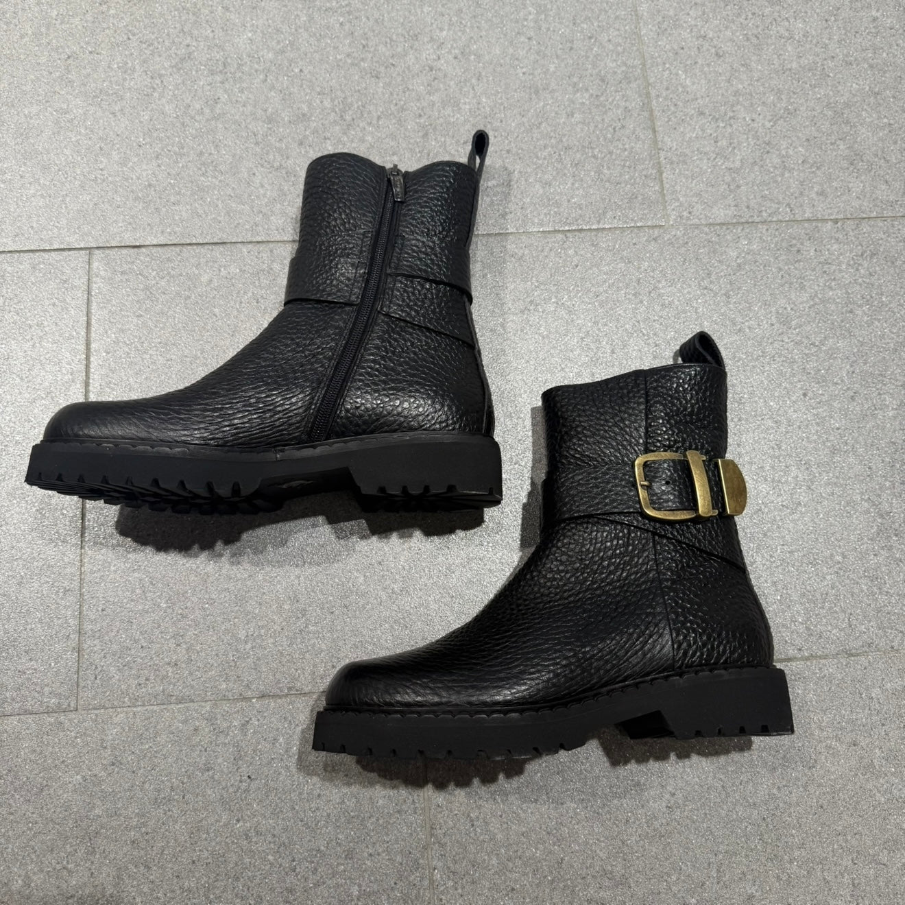 Ankle Boot with Buckle