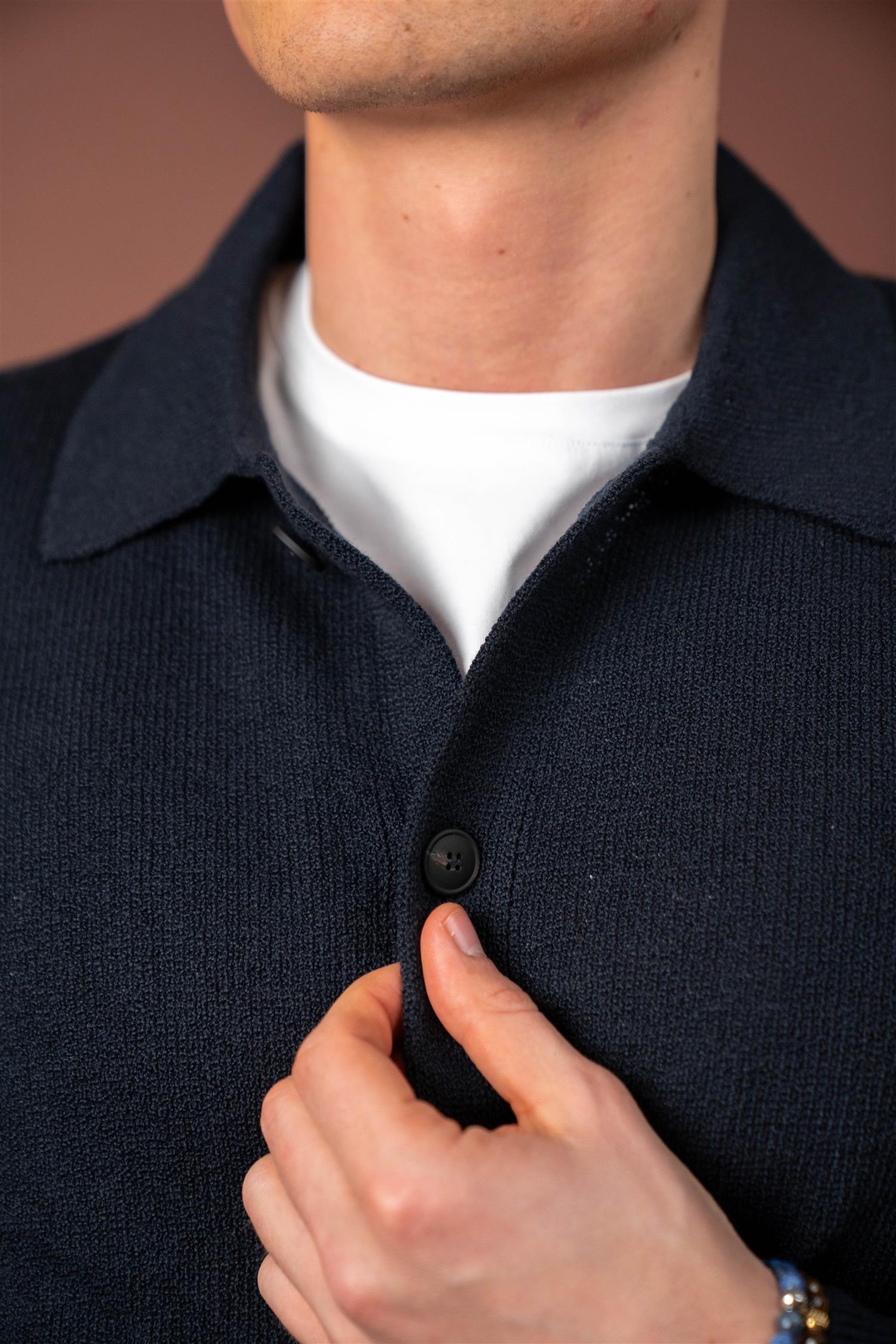 Cardigan - Navy