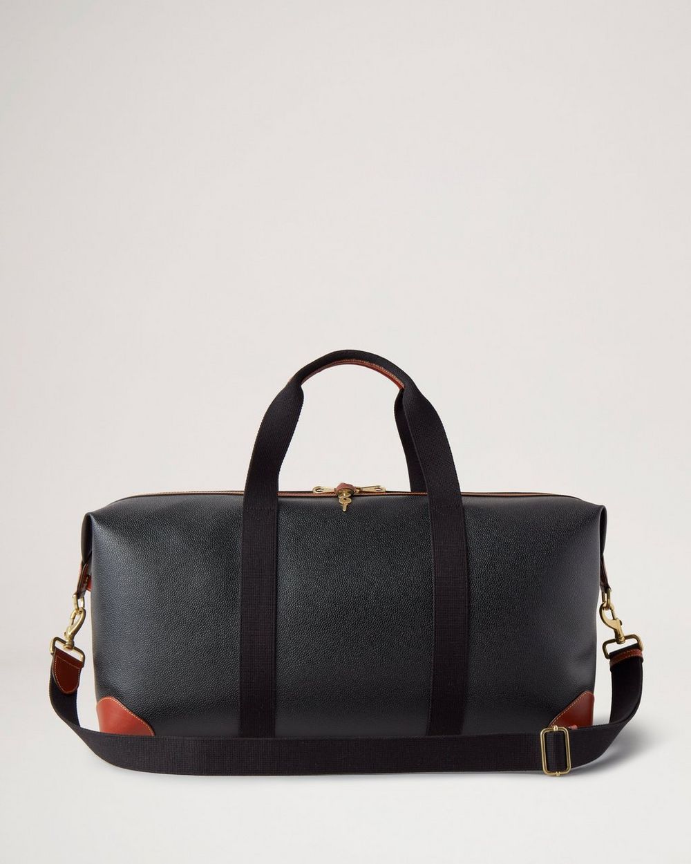 Heritage Medium Clipper Eco Scotchgrain Black-Cognac
