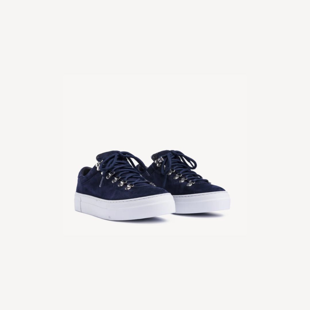 W Marostica Low Platform Suede Navy