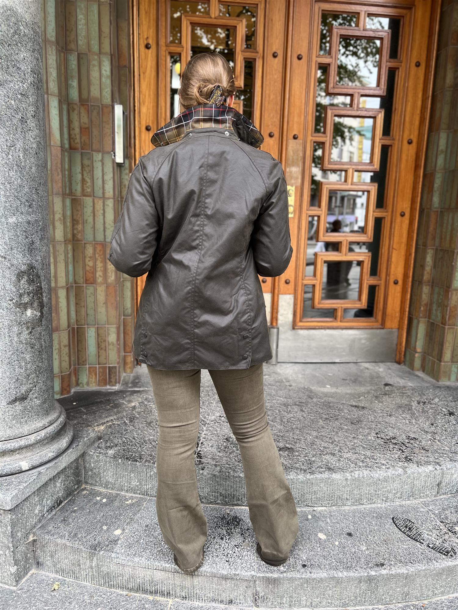 Beadnell Wax Jacket Olive