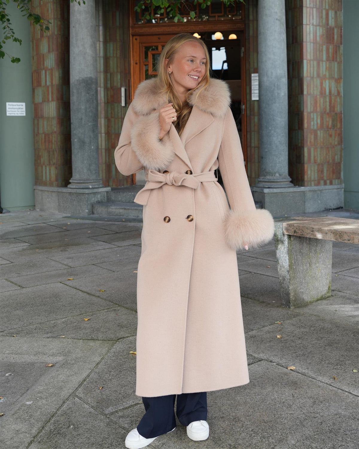 Marta Maxi Coat - Beige
