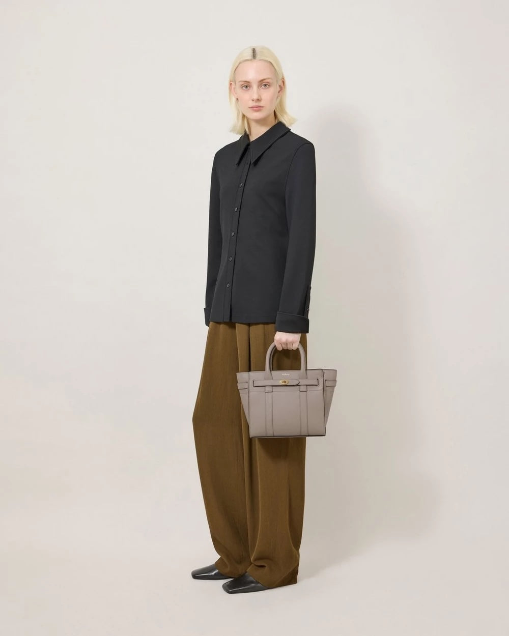 Mini Zipped Bayswater Cashmere Taupe SCG