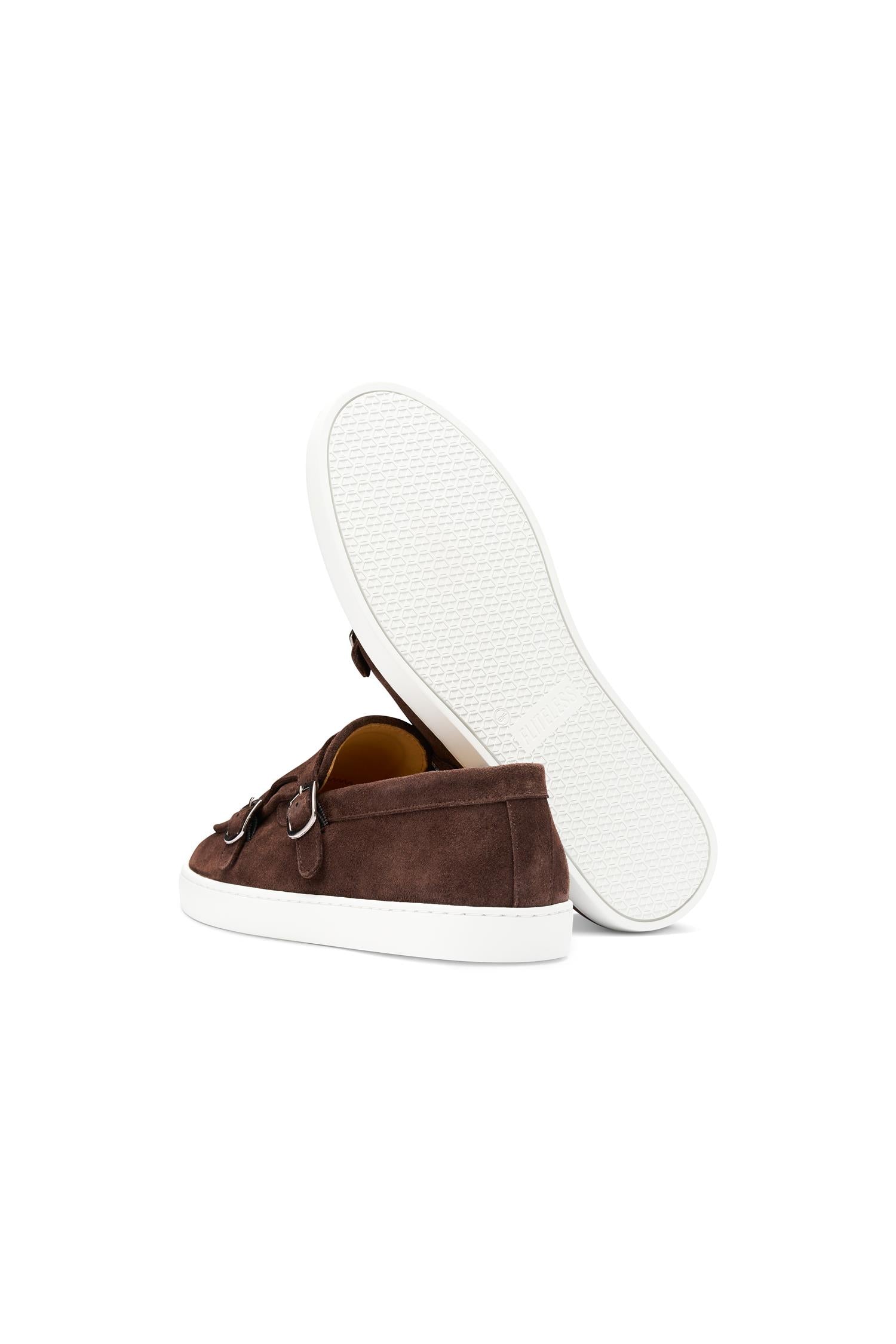 Monk Strap Sneaker - Sparrow Suede