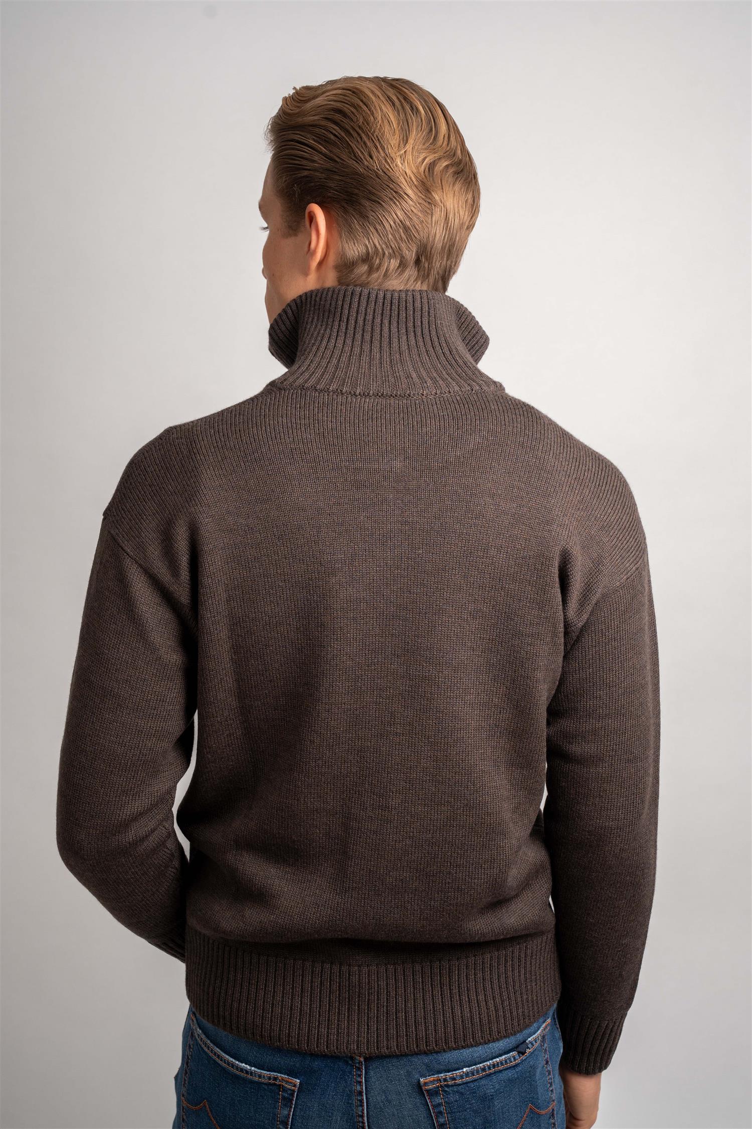 Heavy Full Zip - Brown