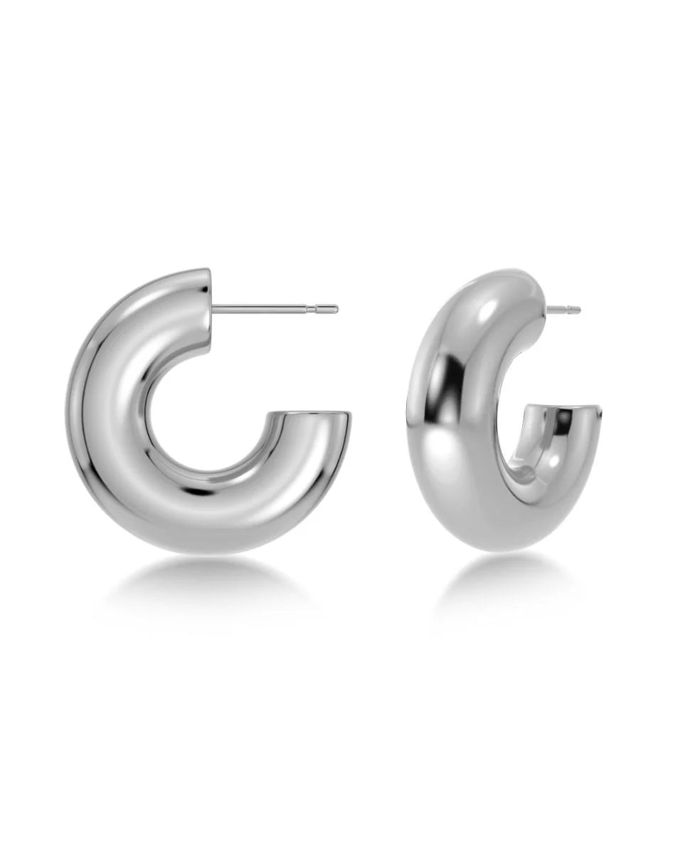 CHUNKY CREOLES S STEEL