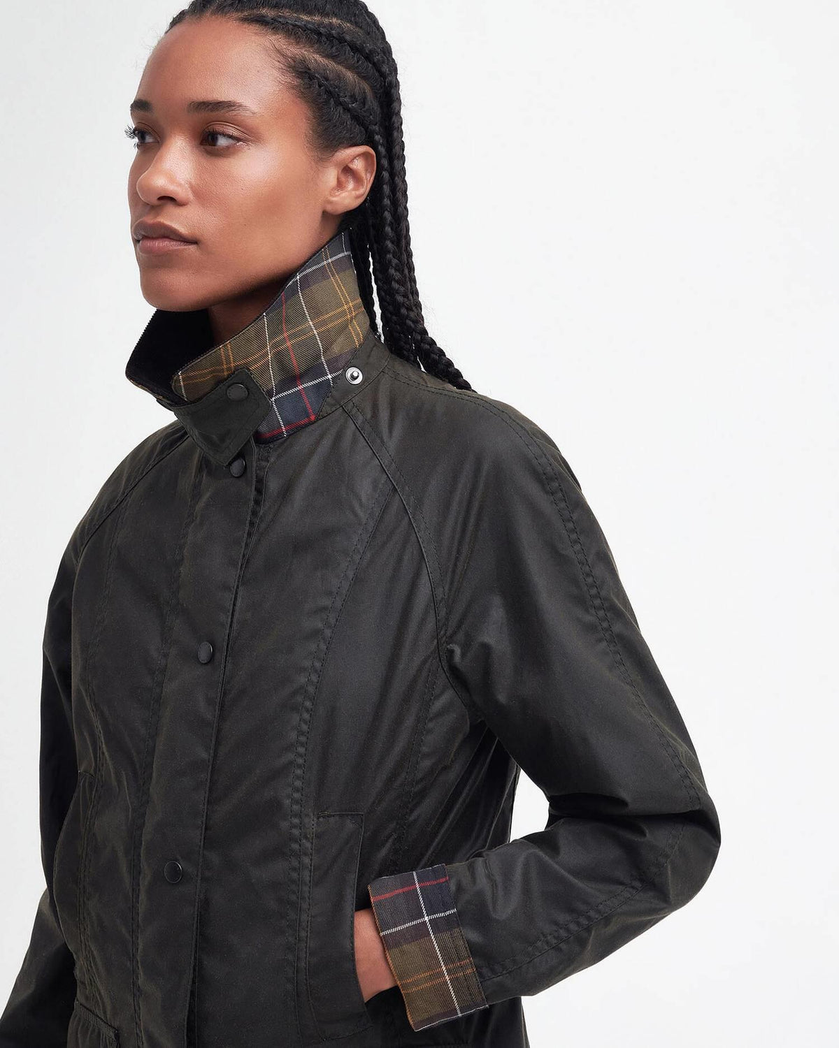 Beadnell Wax Jacket Olive