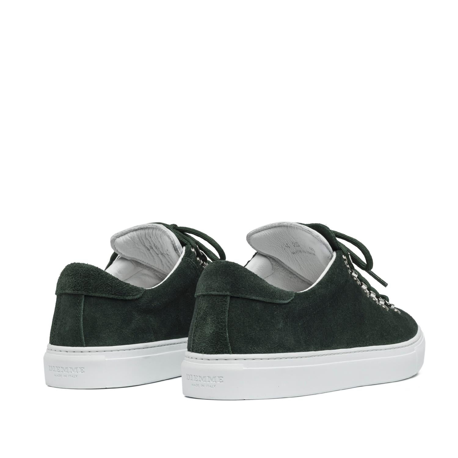 Marostica Low - Bottle Green Suede