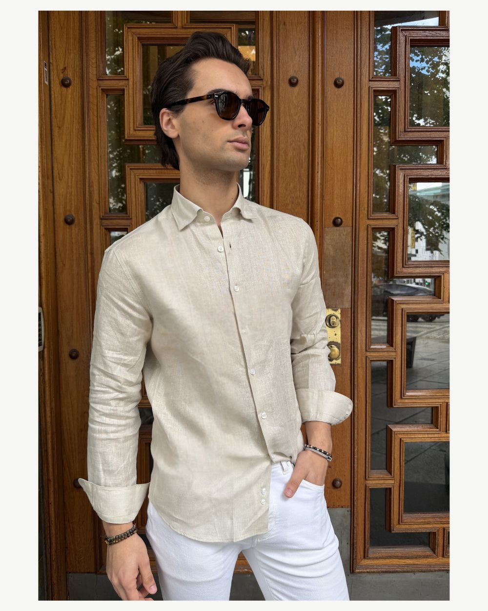 Linen Shirt - Sand