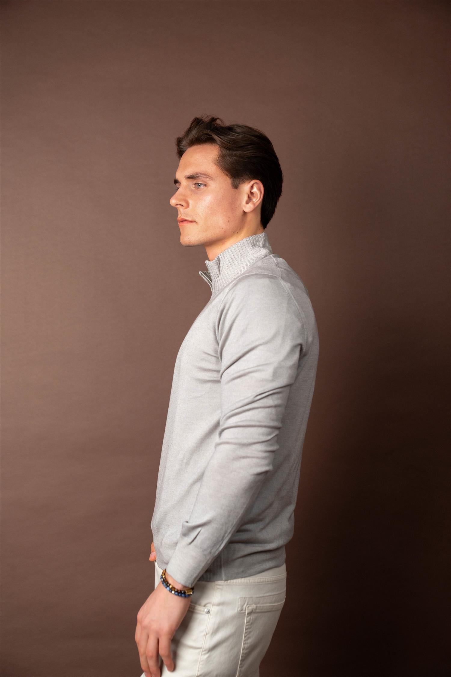 Half Zip - Grey