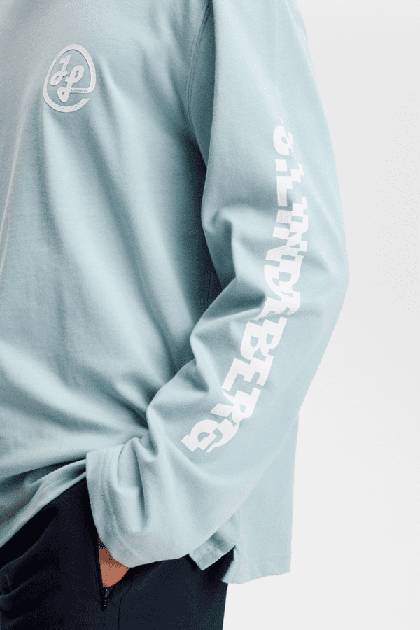 Walsh LS Print T-shirt - Turkis