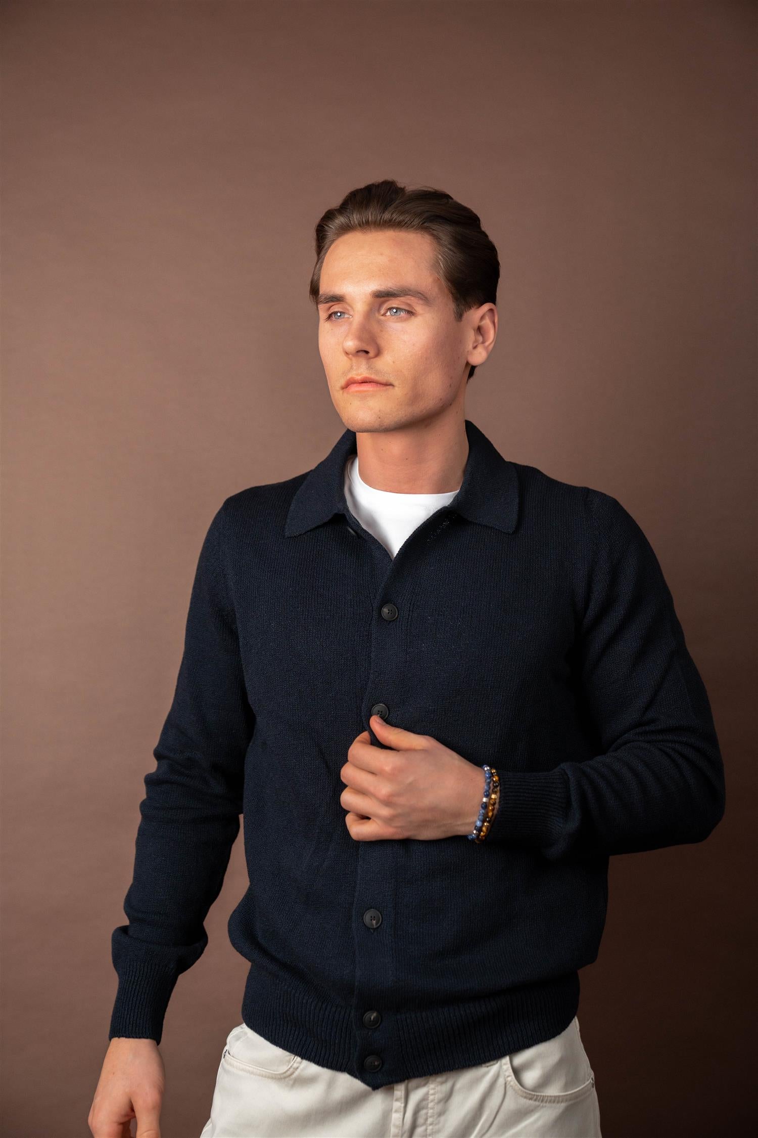 Cardigan - Navy