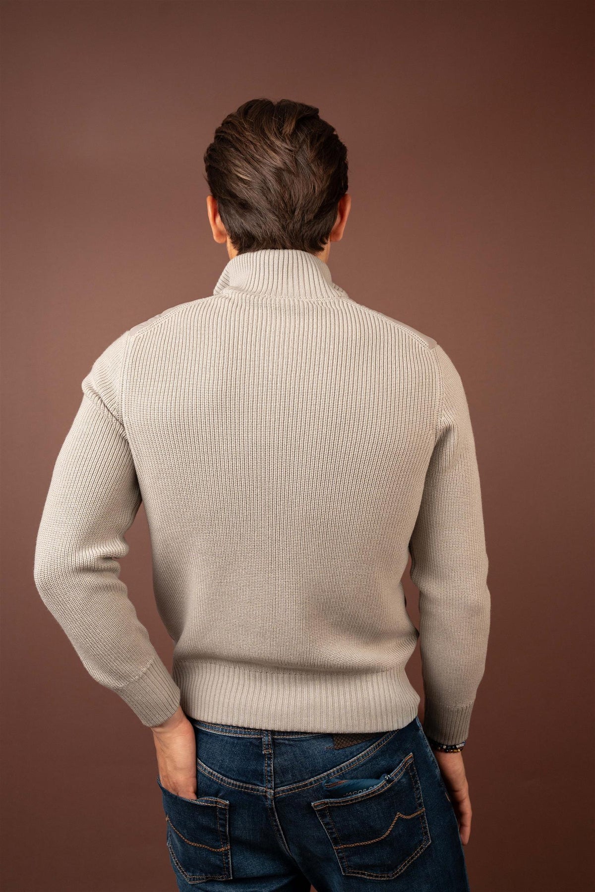 Jacket Zip - Taupe