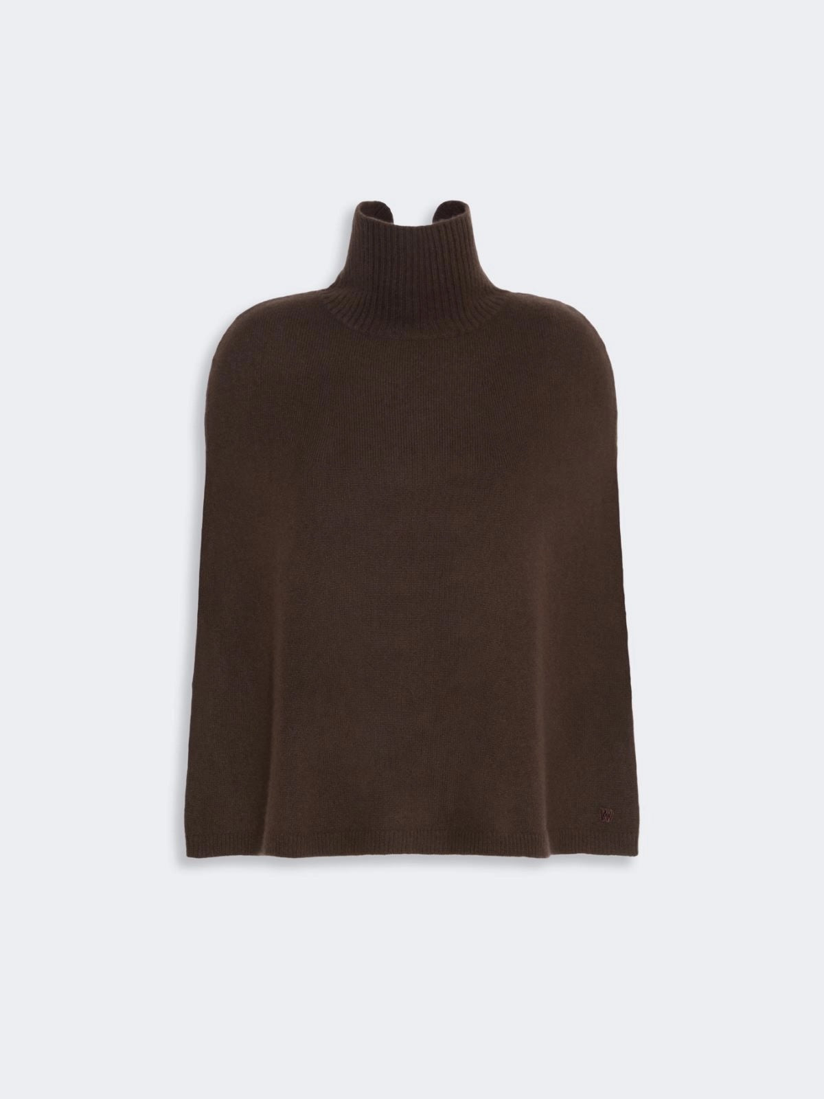 Cashmere Poncho - Brown
