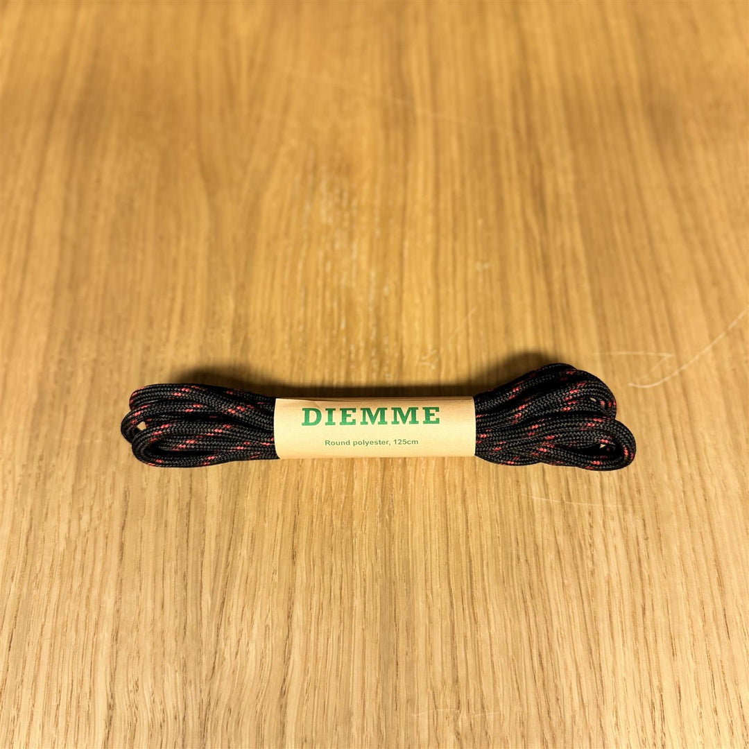 VL ROUND POLY BLACK RED 125CM
