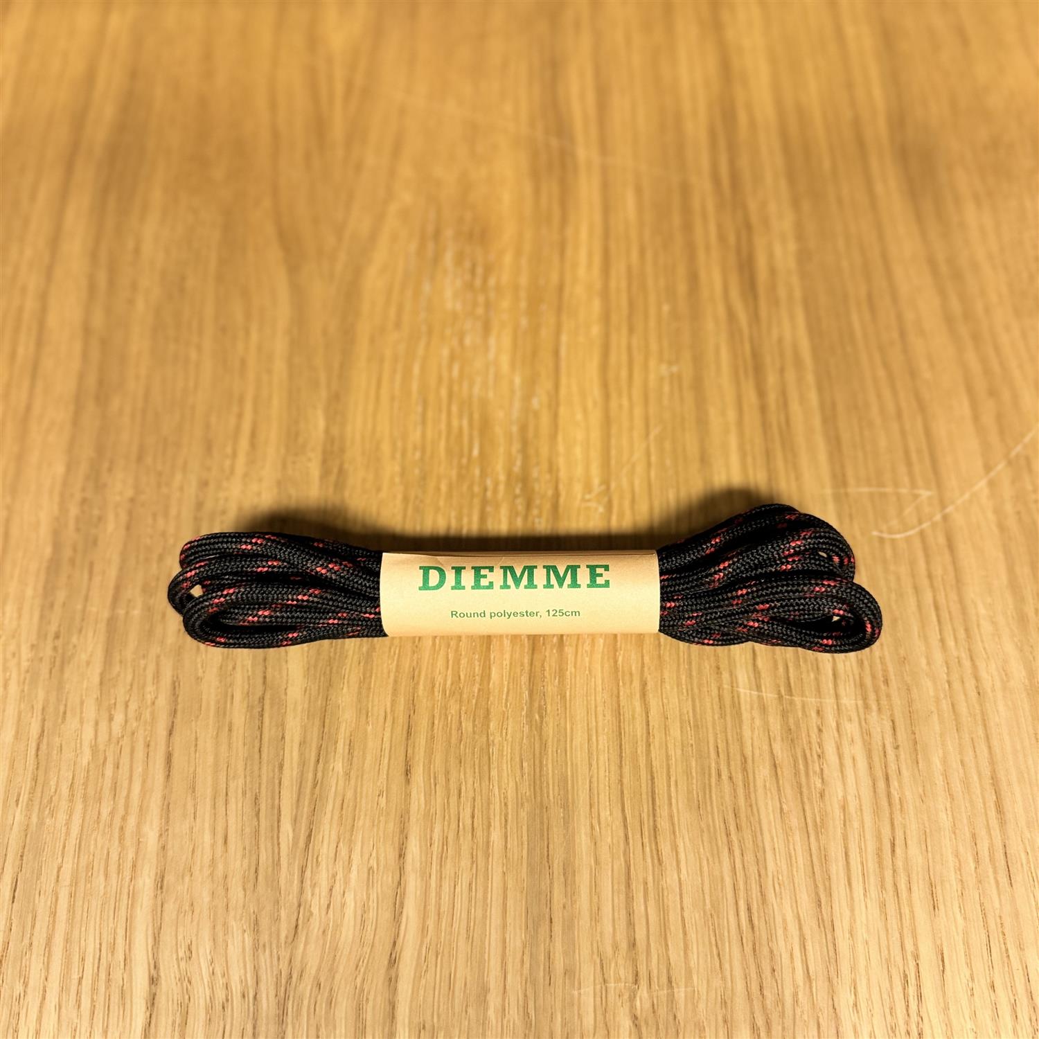 VL ROUND POLY BLACK RED 125CM