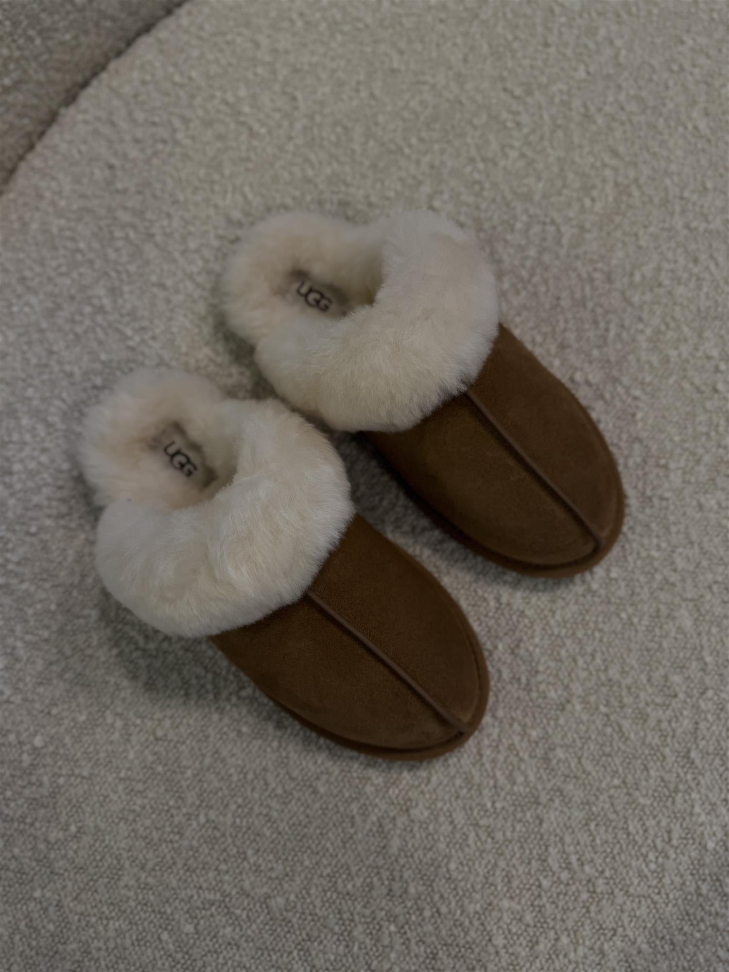 W Scuffette Slipper Chestnut