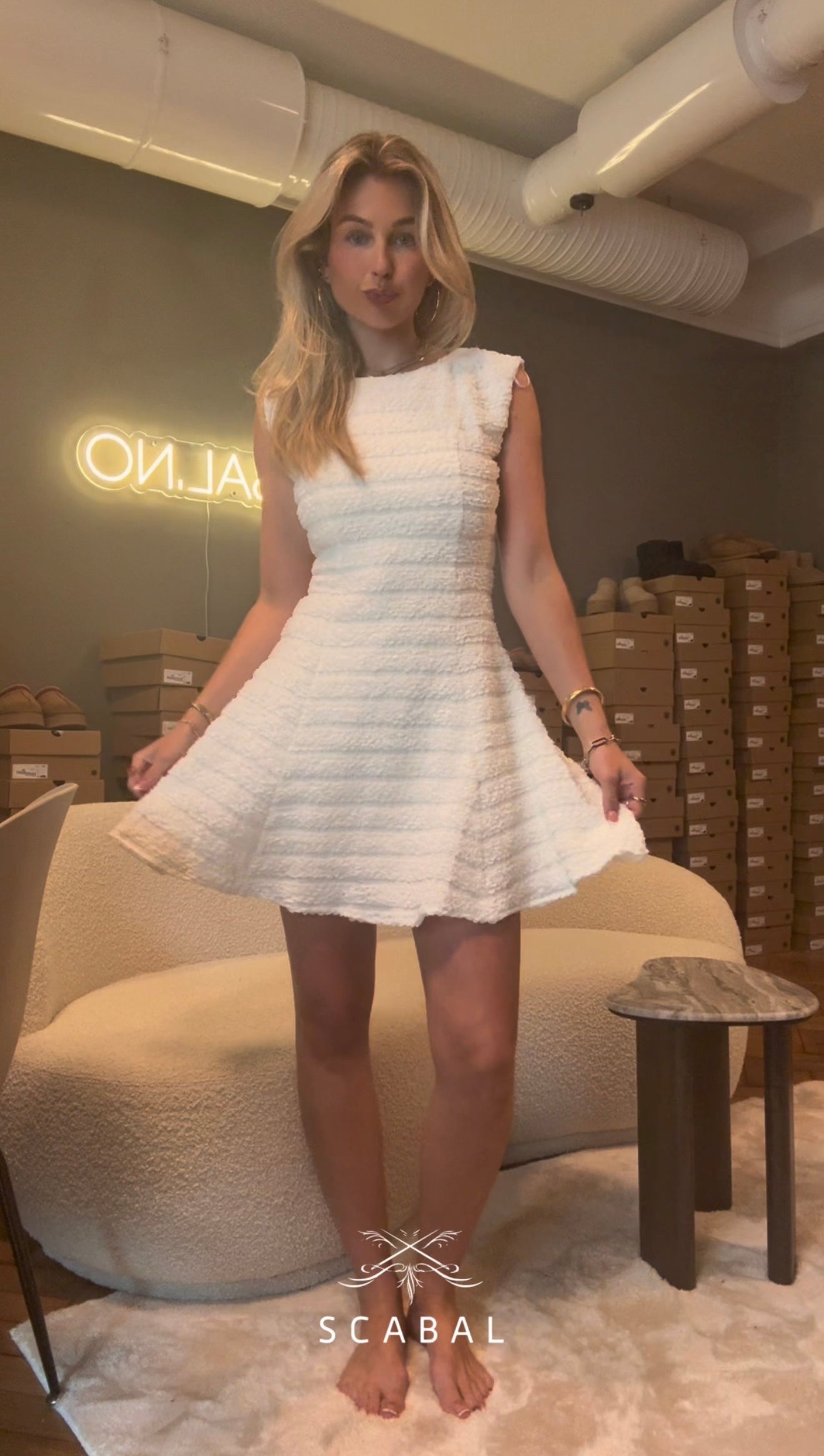 FIFI A LINE MINI DRESS