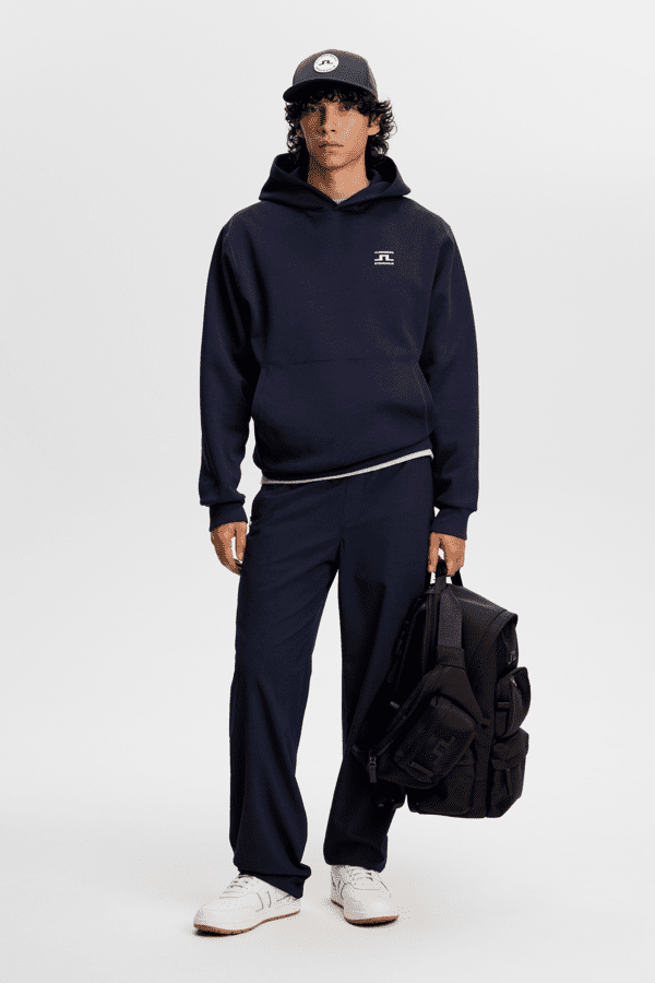 Club Printed Hood - Navy