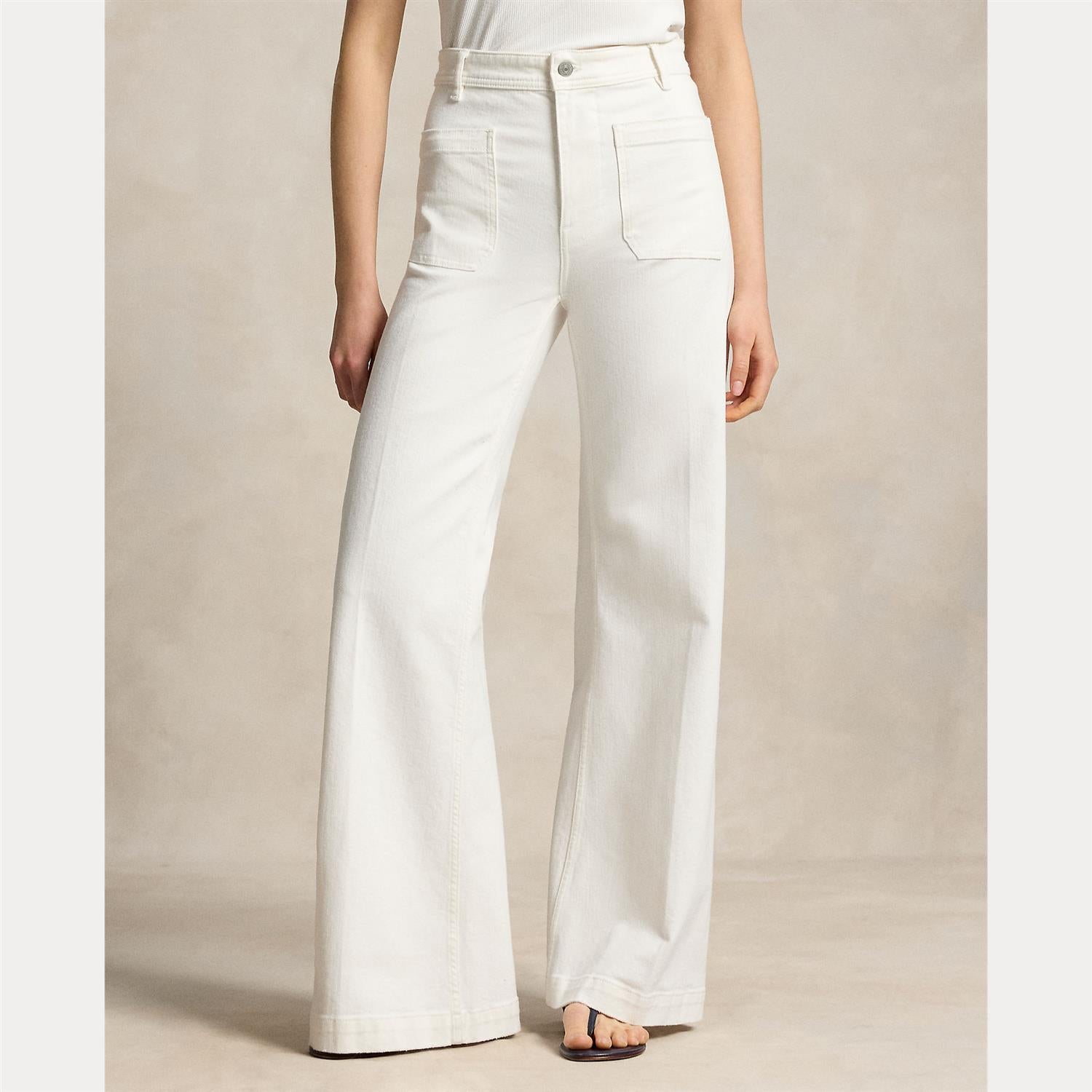 Denim Beaton Pant White