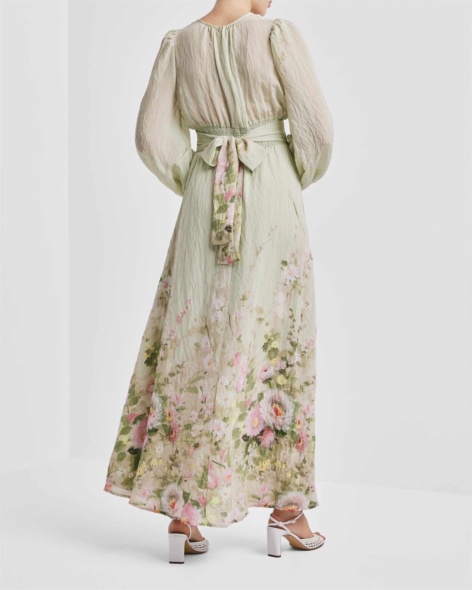 V-Neck Dress Growing Garden