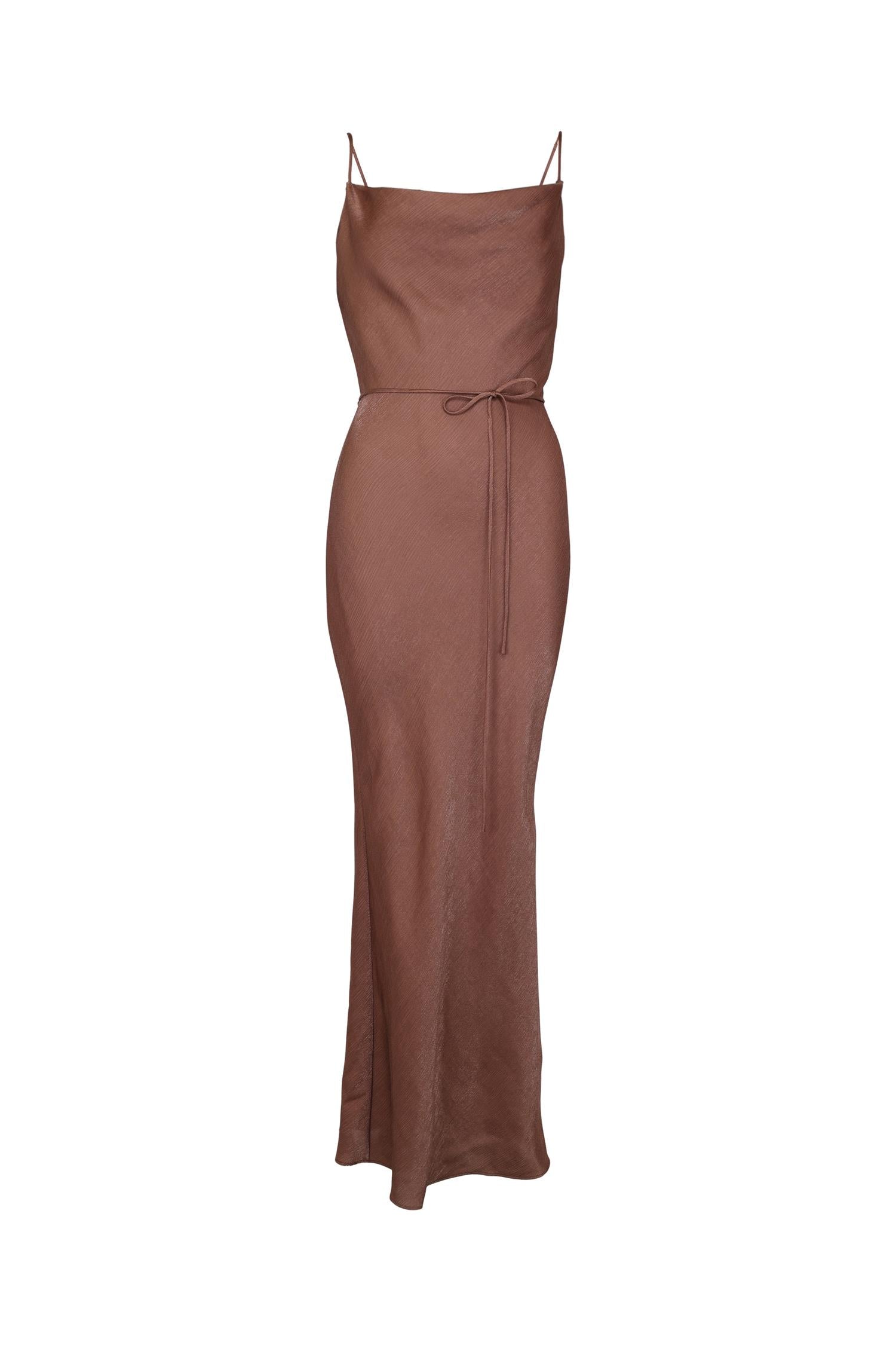 Shiny Slip Dress