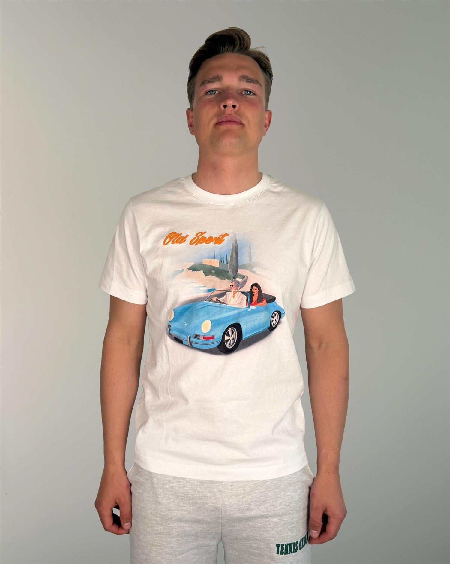 Old Sport Tee - Hvit