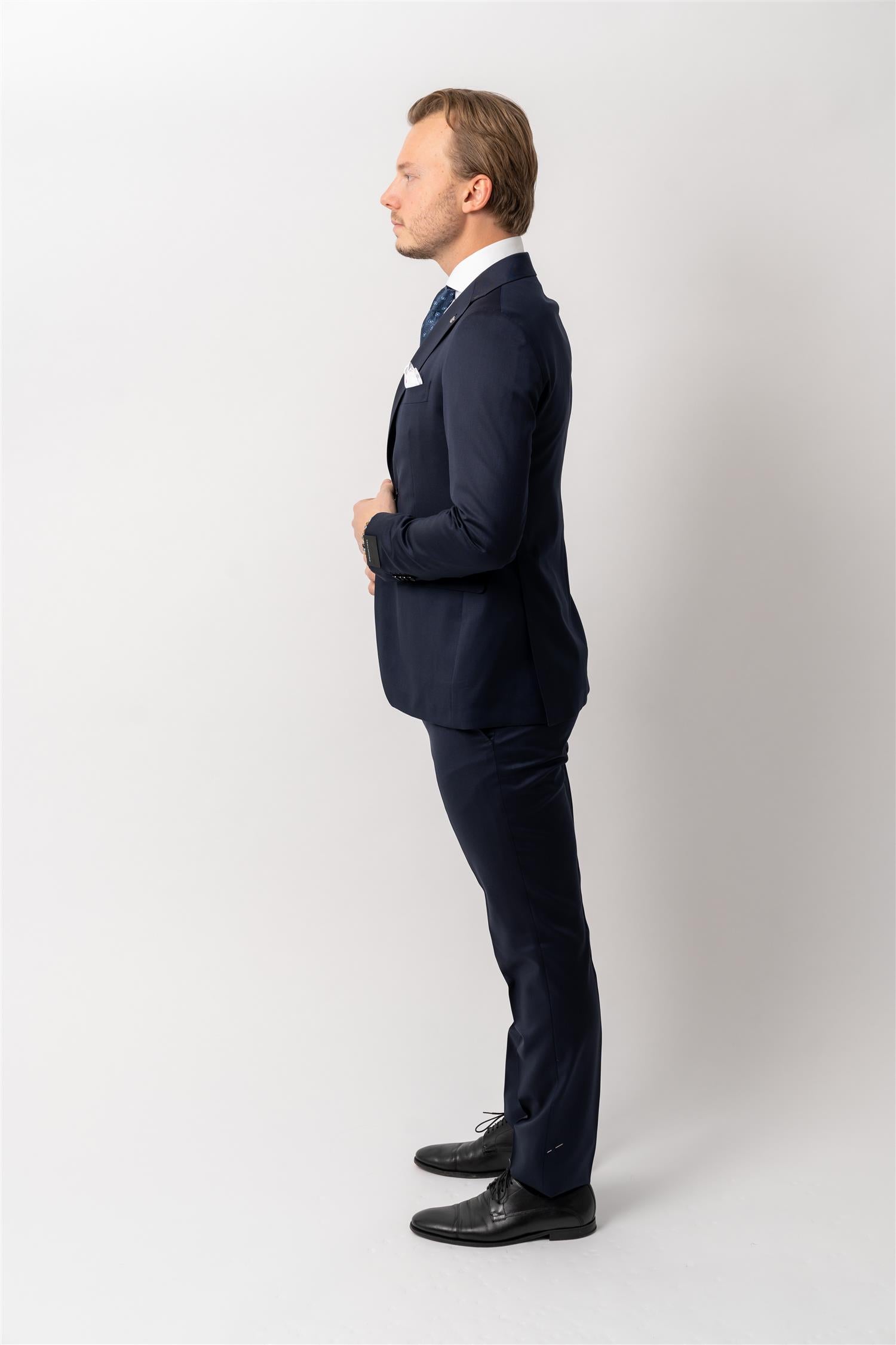 Vesuvio Blå suit jakke