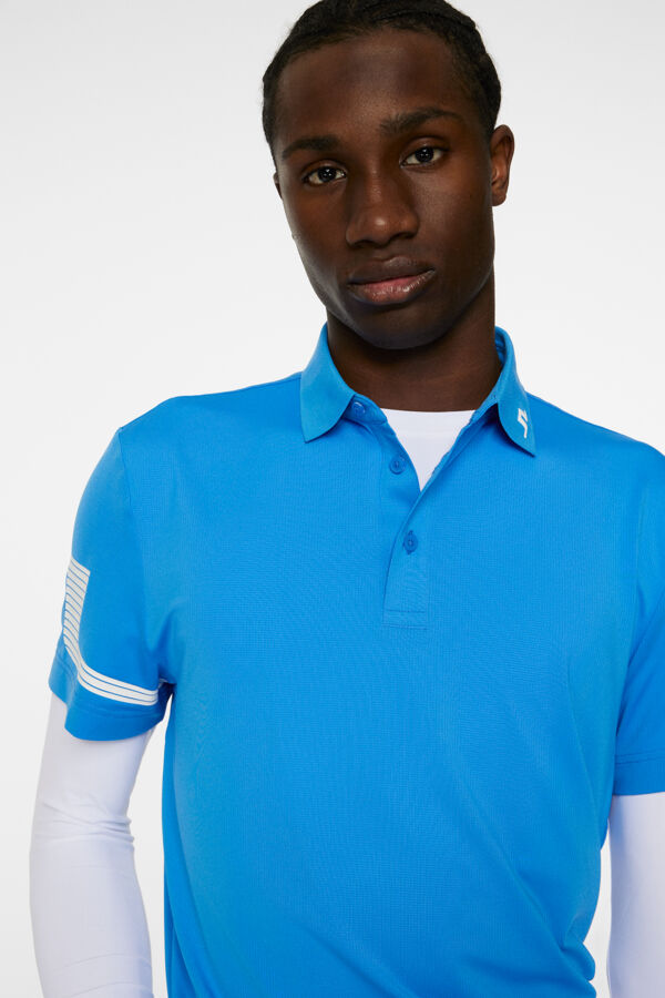 Heath Strike Polo - Sonic Blue