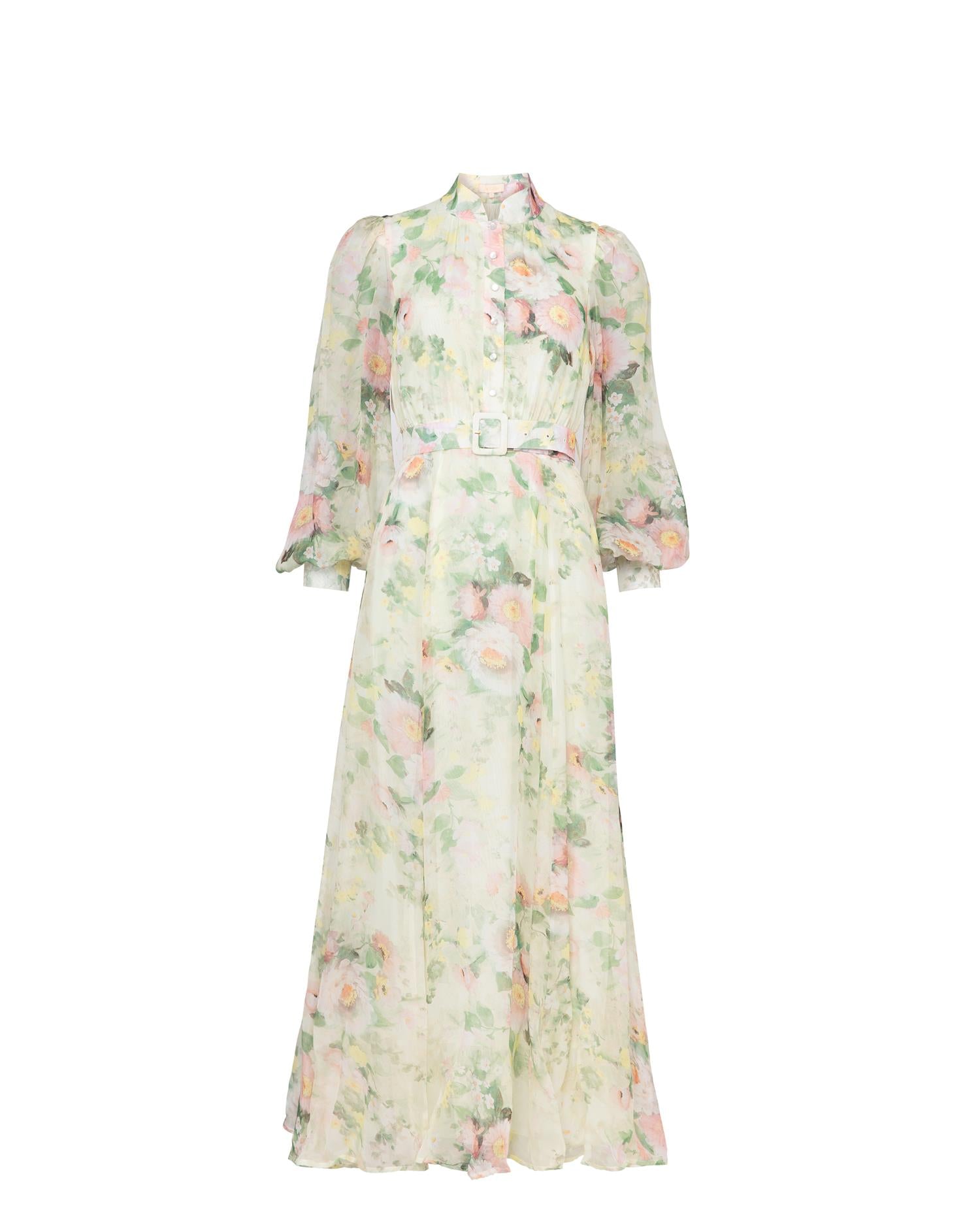 Organza Belt Dress