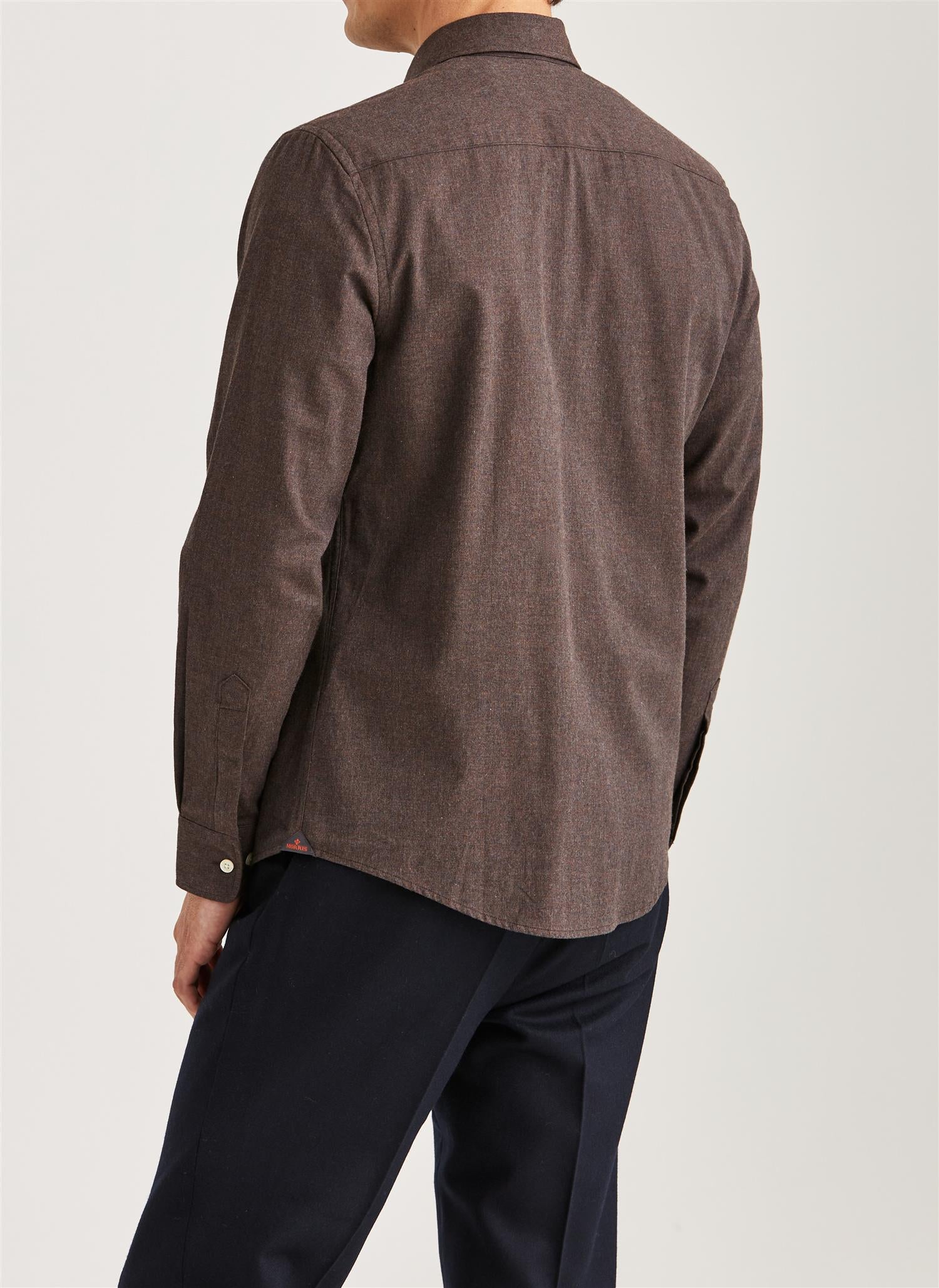 Watts Flannel Shirt - Brown