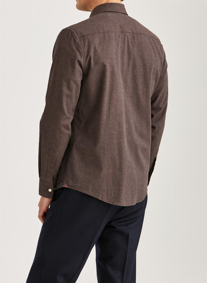 Watts Flannel Shirt - Brown