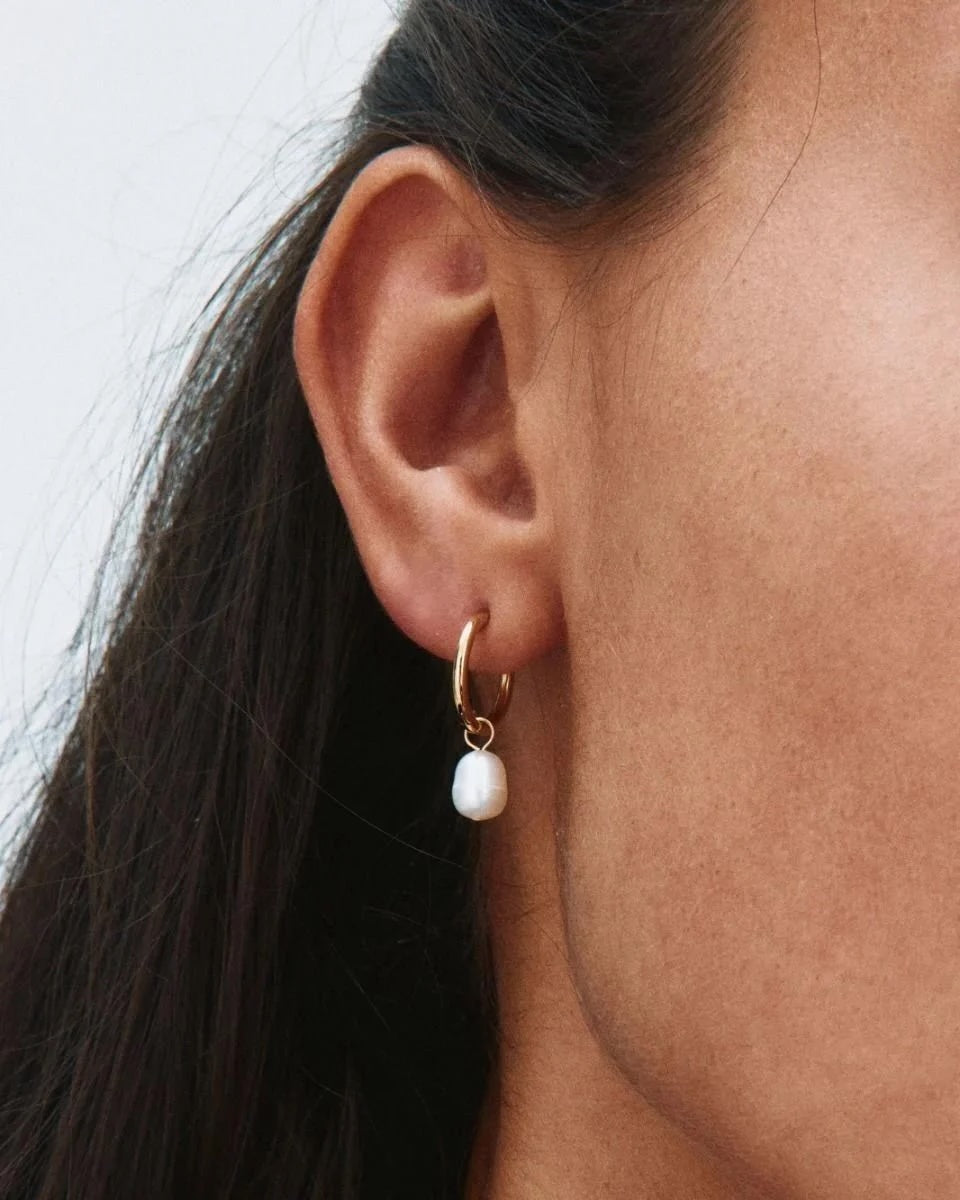 Perla Hoops Gold