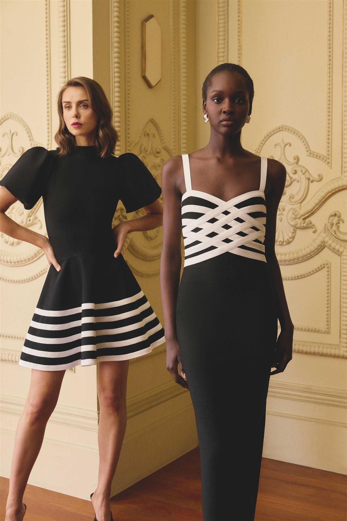 Ninette Puff Mini Dress